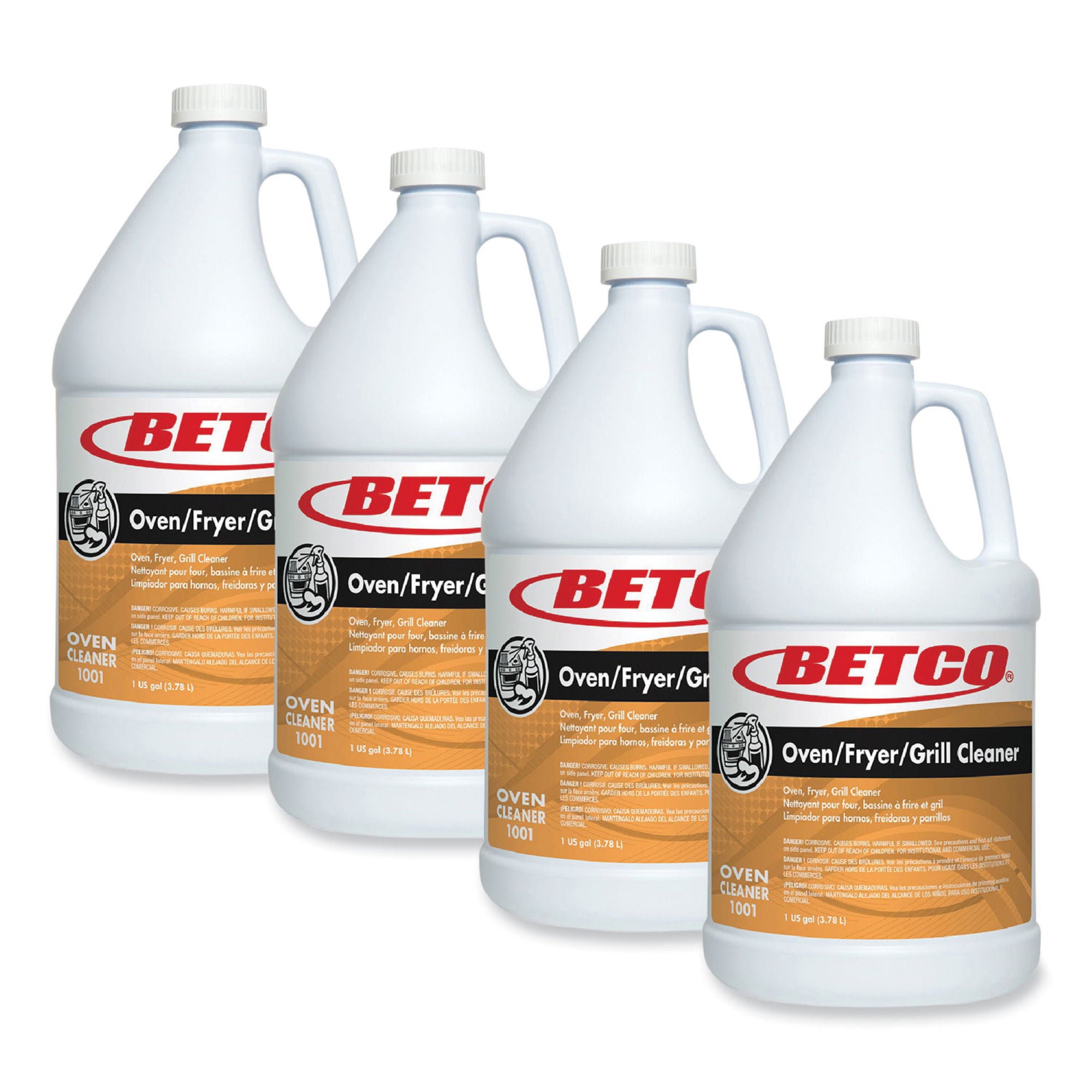 Essendant Co-United Stationers - BET10010400 Surface Cleaner / Degreaser Betco® Oven / Fryer / Grill Cleaner Manual Pour Liquid 1 gal. Jug Characteristic Scent NonSterile