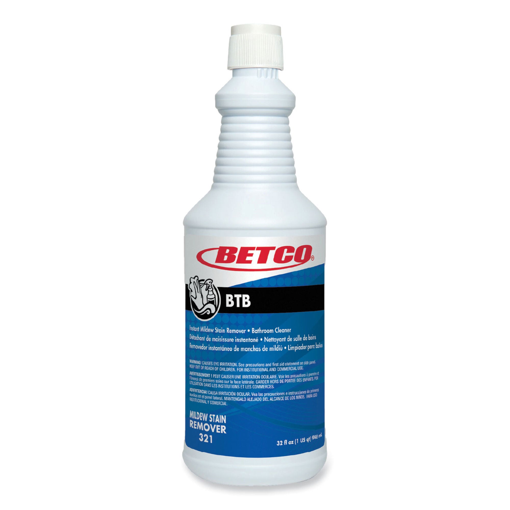 Essendant Co-United Stationers - BET3211200 Surface Cleaner Betco® BTB Instant Mildew Stain Remover Trigger Spray Liquid 32 oz. Bottle Apple Scent NonSterile