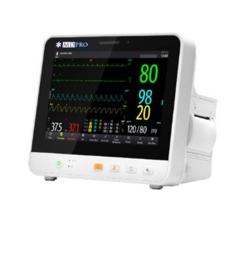 EdanUSA & MDPro - GP.N Patient Monitor MDPro Guardian Plus Monitoring ECG, NIBP, Pulse Rated, Respiration, Nellcor SpO2,Temperature AC Power / Battery Operated
