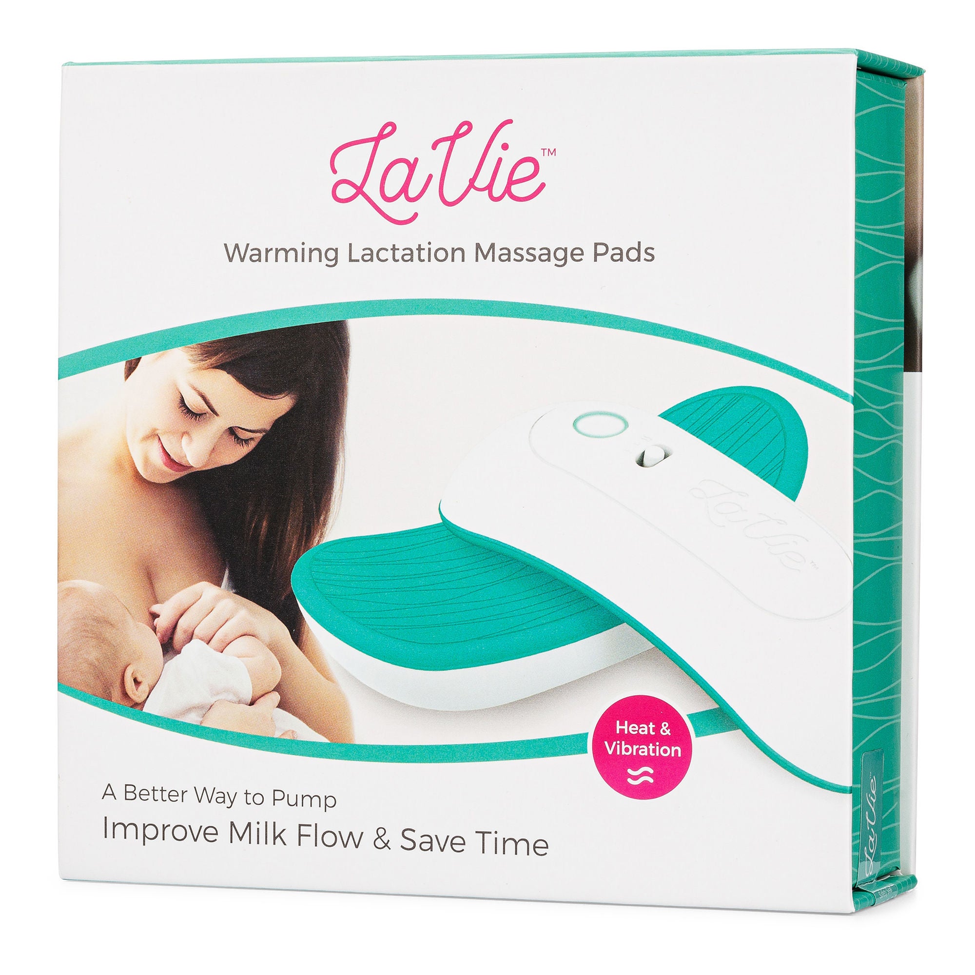 Intrinsic Brands Inc - LV-WM-TEAL Warming Lactaion Massage Pad LaVie For Breastfeeding