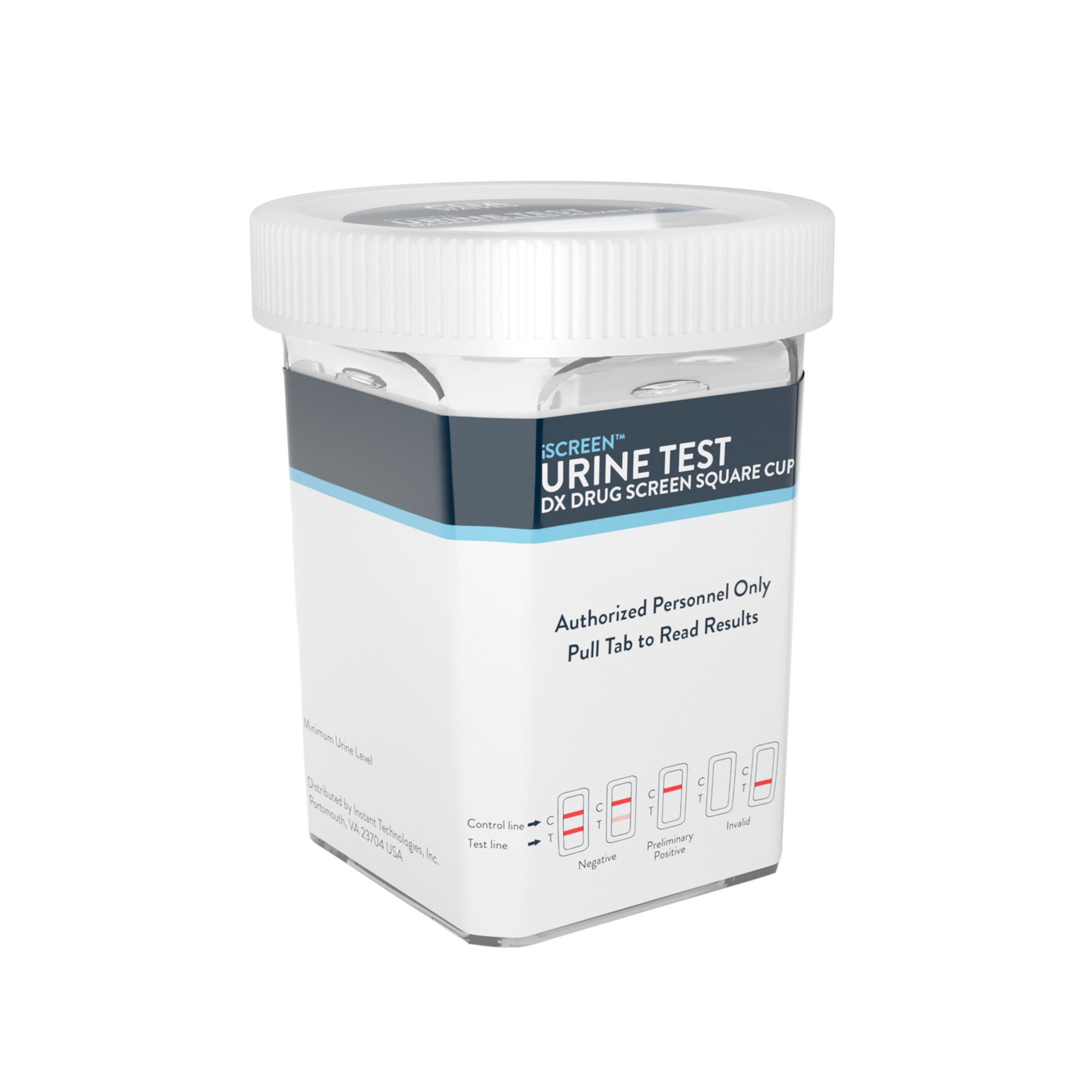 Abbott Rapid Dx North America LLC - ABTDUAW17701A Drugs of Abuse Test Kit iScreen® DX AMP, BUP, BZO, COC, MOP(OPI300), OXY, THC, (CR, SG, OX) 25 Tests CLIA Waived
