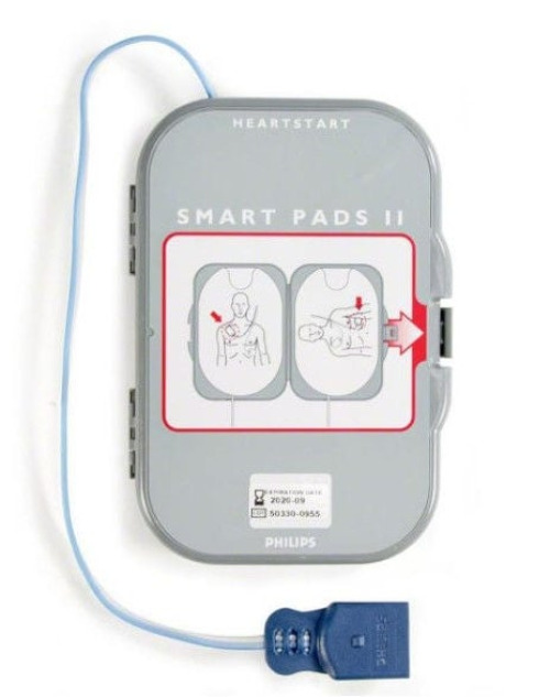 Ganim Medical - PSMPD2N AED Defibrillator Pad Smart Pads II Plug Connector Adult