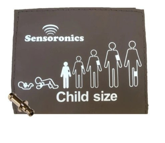 Sensoronics Inc - SRBP-ST-P-BF Reusable Blood Pressure Cuff Sensoronics 14 to 21 cm Arm Nylon Cuff Child Cuff
