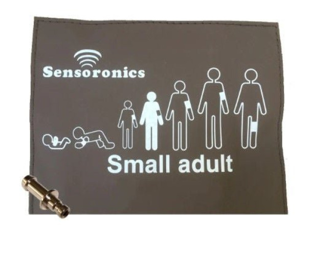 Sensoronics Inc - SRBP-ST-SA-BF Reusable Blood Pressure Cuff Sensoronics 20.5 to 28 cm Arm Nylon Cuff Small Adult Cuff