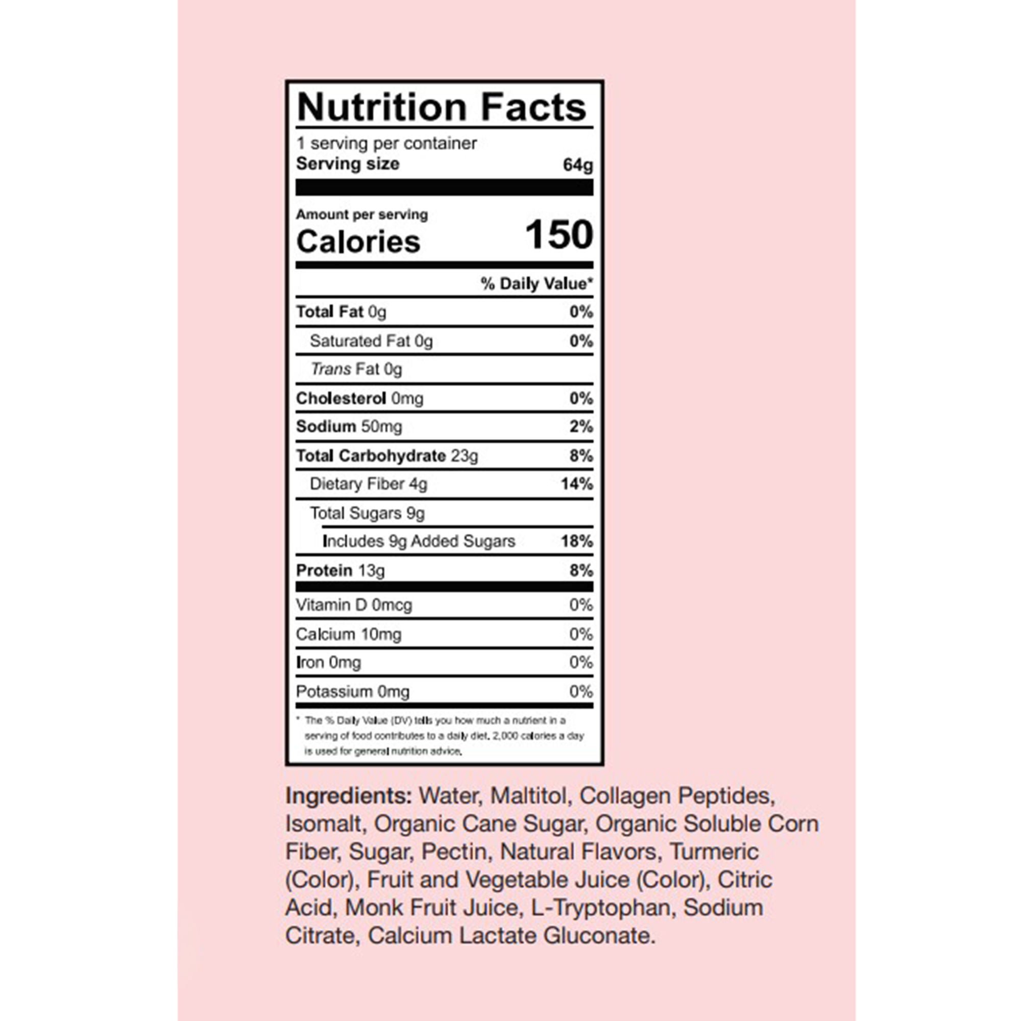 Global Health Products - GH-98 Oral Supplement LiquaCel® Protein Gummies Watermelon / Peach Mango Flavor Gummy 1.8 oz. Pouch