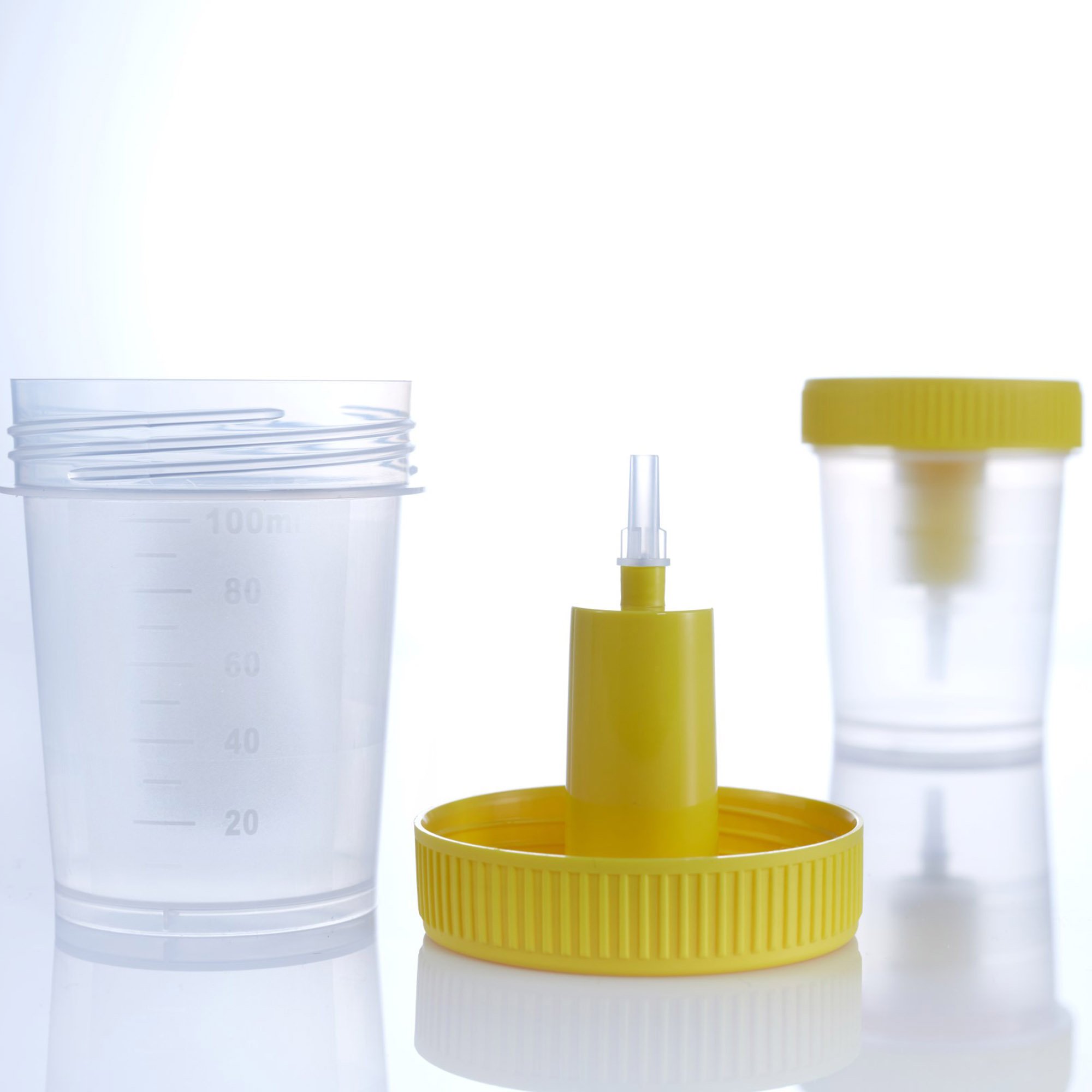 Urine Specimen Container with Integrated Transfer Device 724321 by Greiner Bio-One