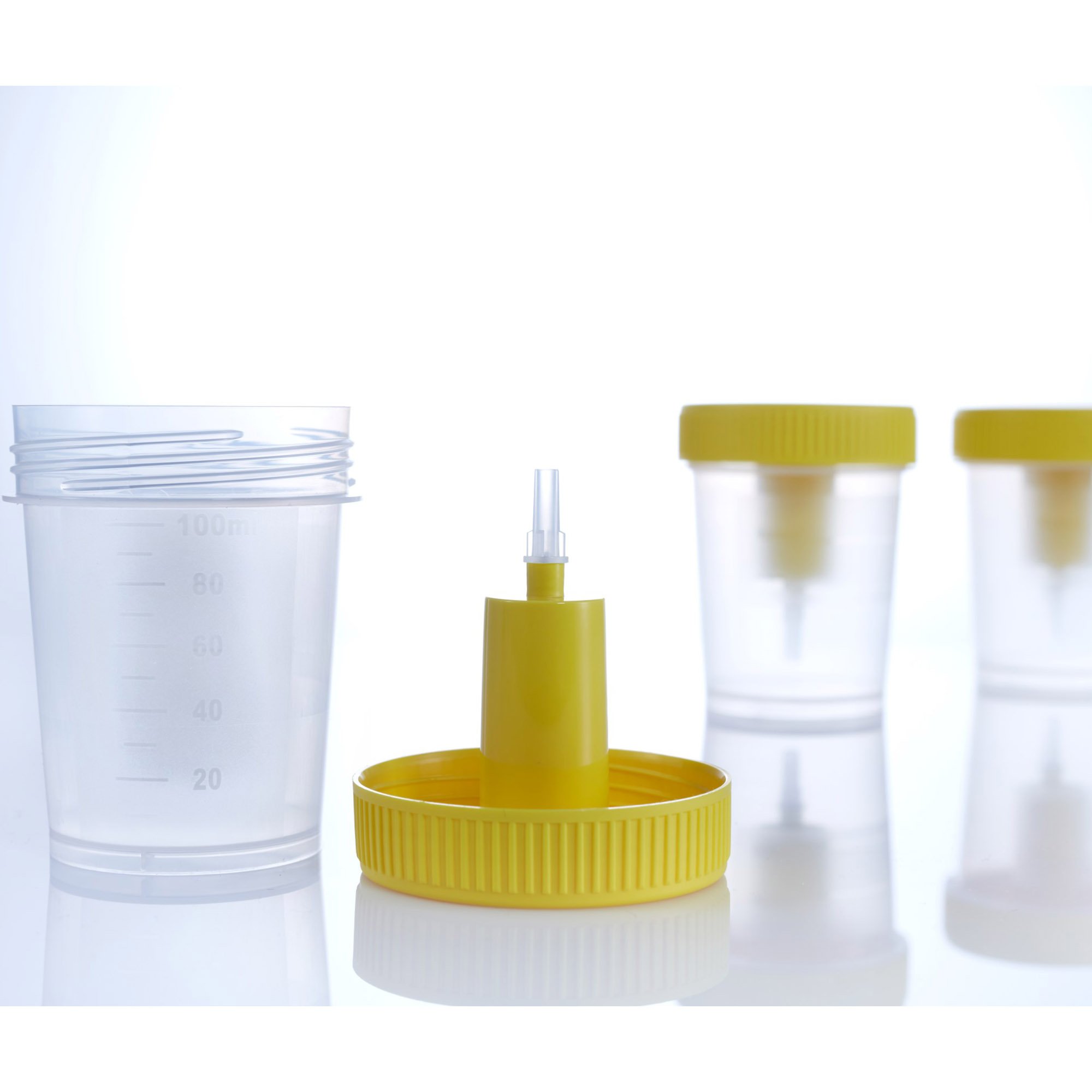 Urine Specimen Container with Integrated Transfer Device 724322 by Greiner Bio-One