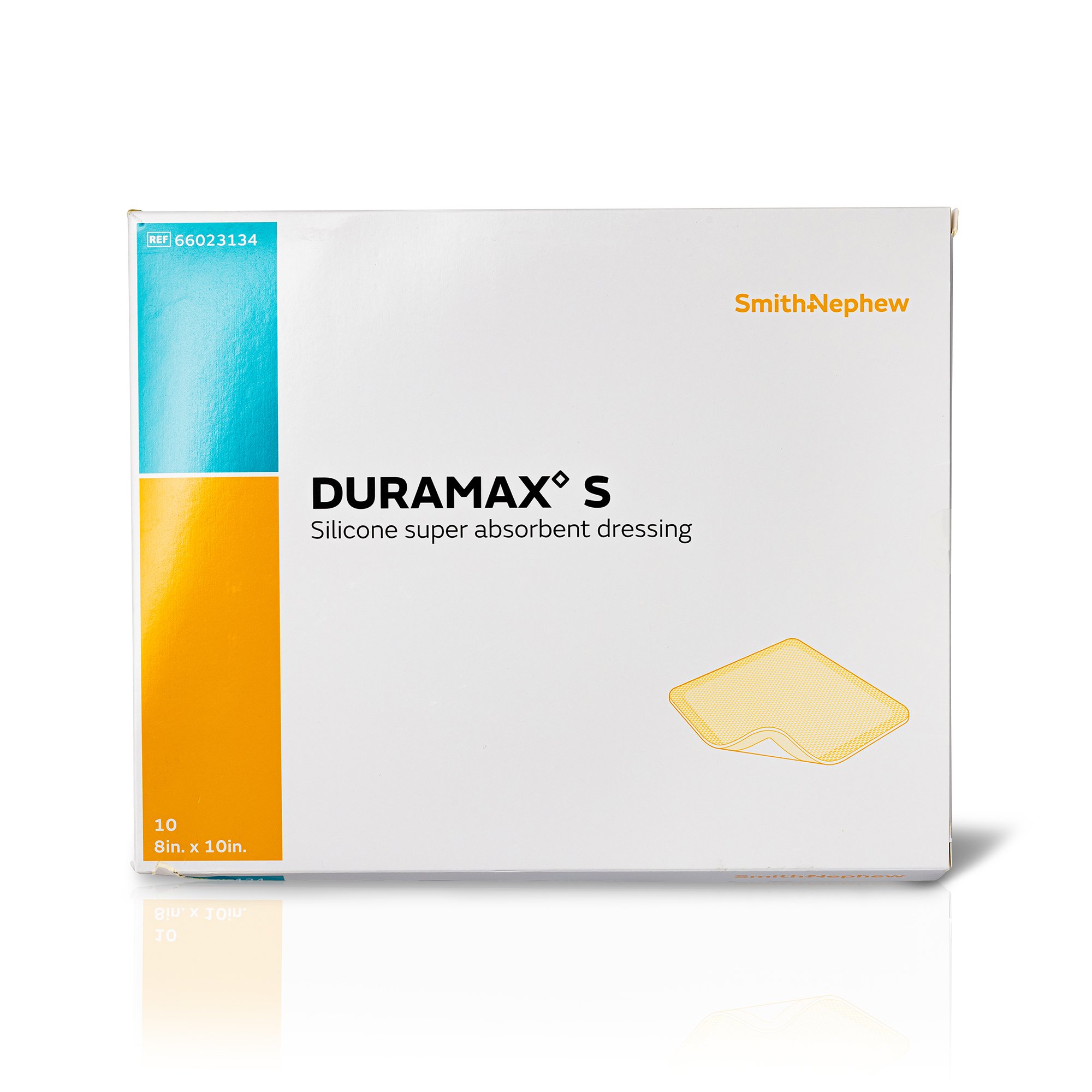 Smith & Nephew 66023134 - Duramax S Super Absorbent Dressing, 20 x 25 Centimeter - 10/Box, 160/Case