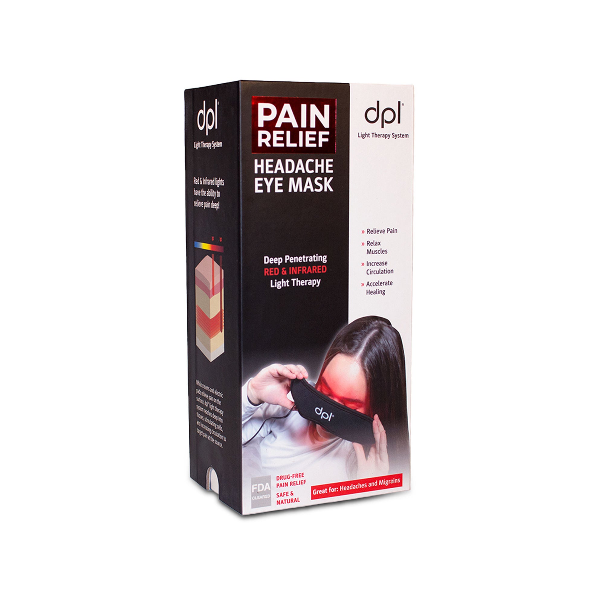 LED Technologies Inc - DPLEYEPN dpl® Light Therapy Eye Pain Mask