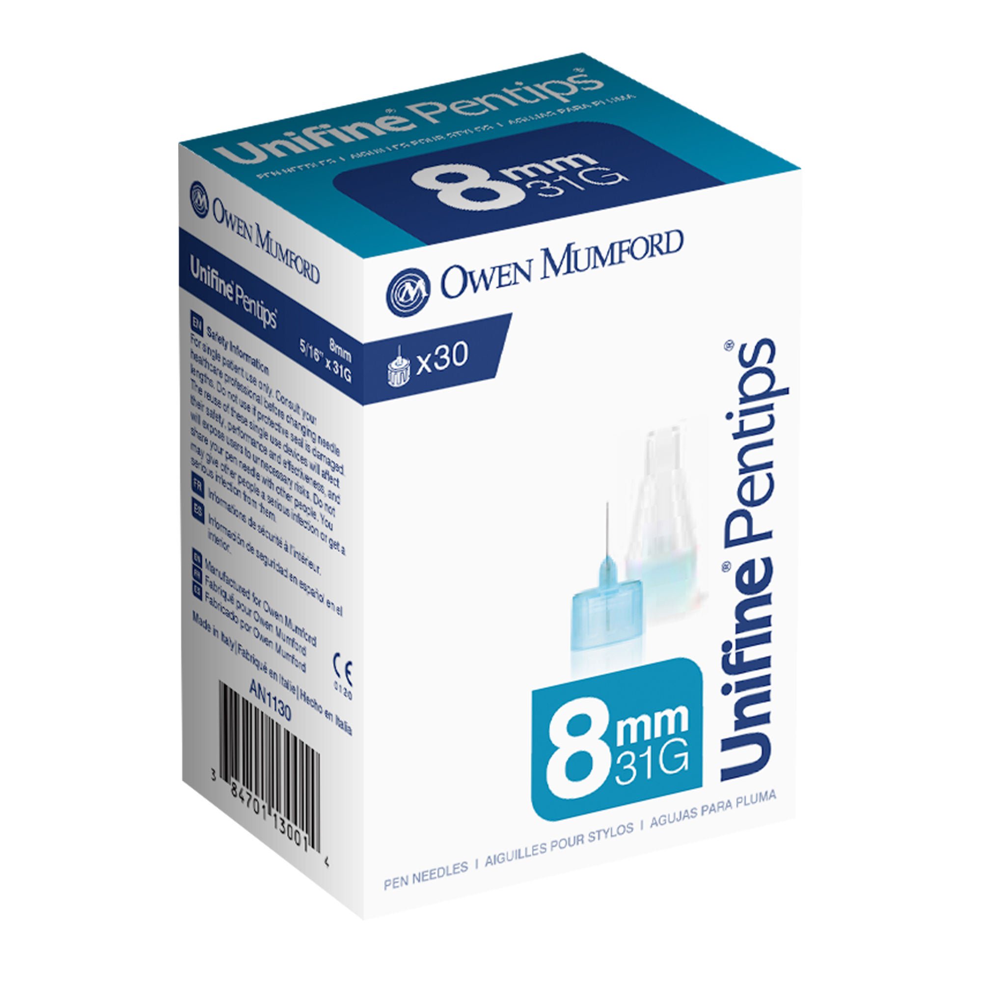 Owen Mumford - AN 1130 Unifine® Pentips® Standard Insulin Pen Needle