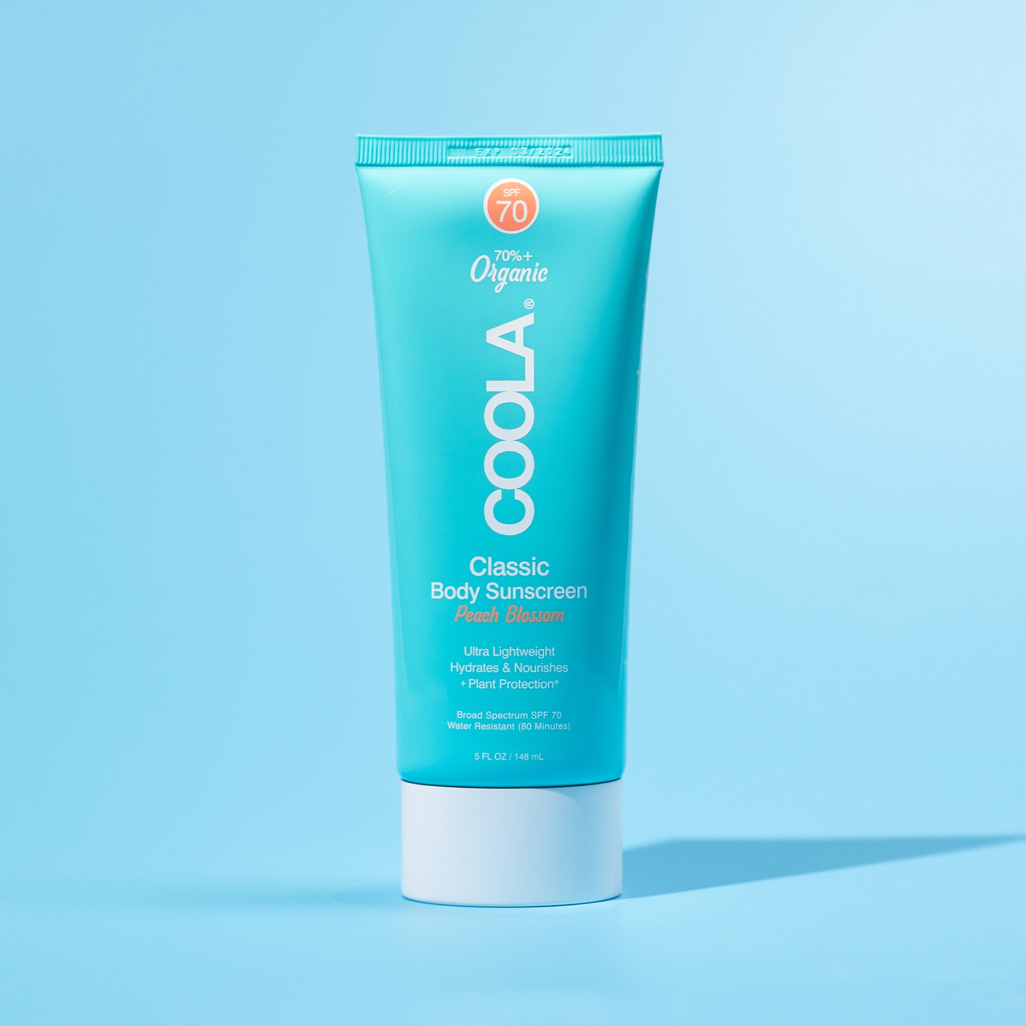COOLA LLC CL10019 - Coola® Classic Body Sunscreen Lotion SPF 70 Peach Blossom Scent, 5-ounce Tube - 1/Each, 24/Case