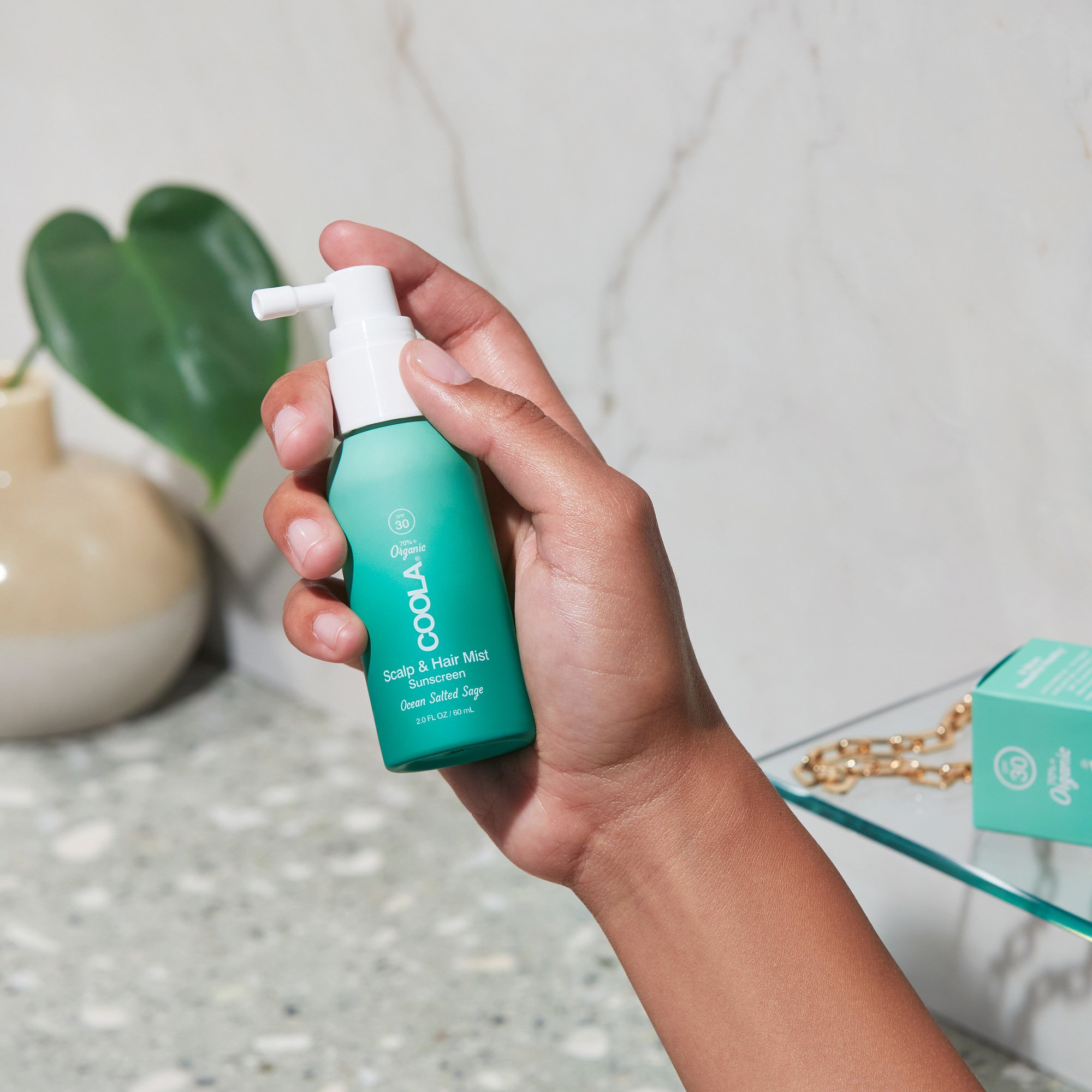 COOLA LLC CL10053 - Coola® Scalp and Hair Mist Sunscreen SPF 30, 2-ounce Pump Bottle - 1/Each, 24/Case