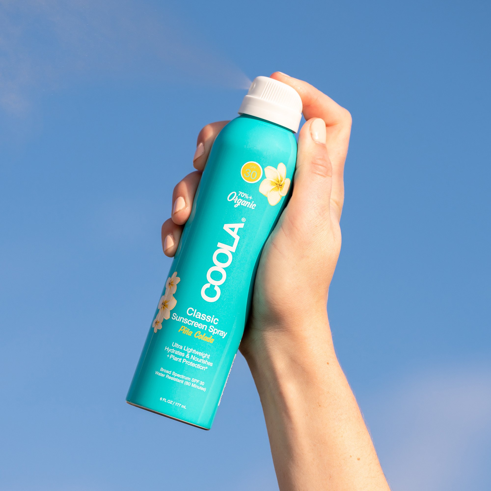 COOLA LLC CL10099 - Coola® Classic Body Sunscreen Spray SPF 30 Pina Colada Scent, 6-oz Aerosol Can - 1/Each, 24/Case
