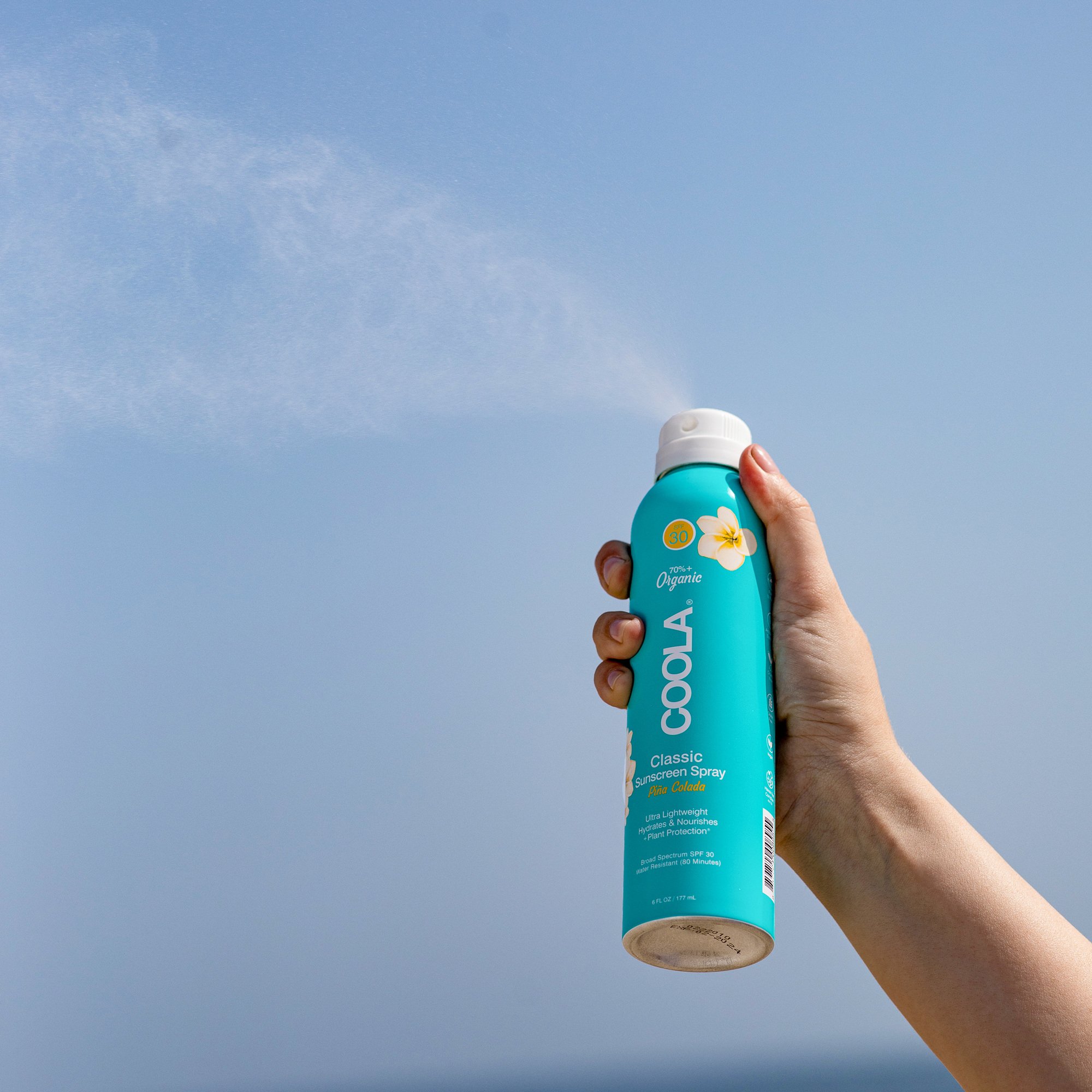 COOLA LLC CL10099 - Coola® Classic Body Sunscreen Spray SPF 30 Pina Colada Scent, 6-oz Aerosol Can - 1/Each, 24/Case