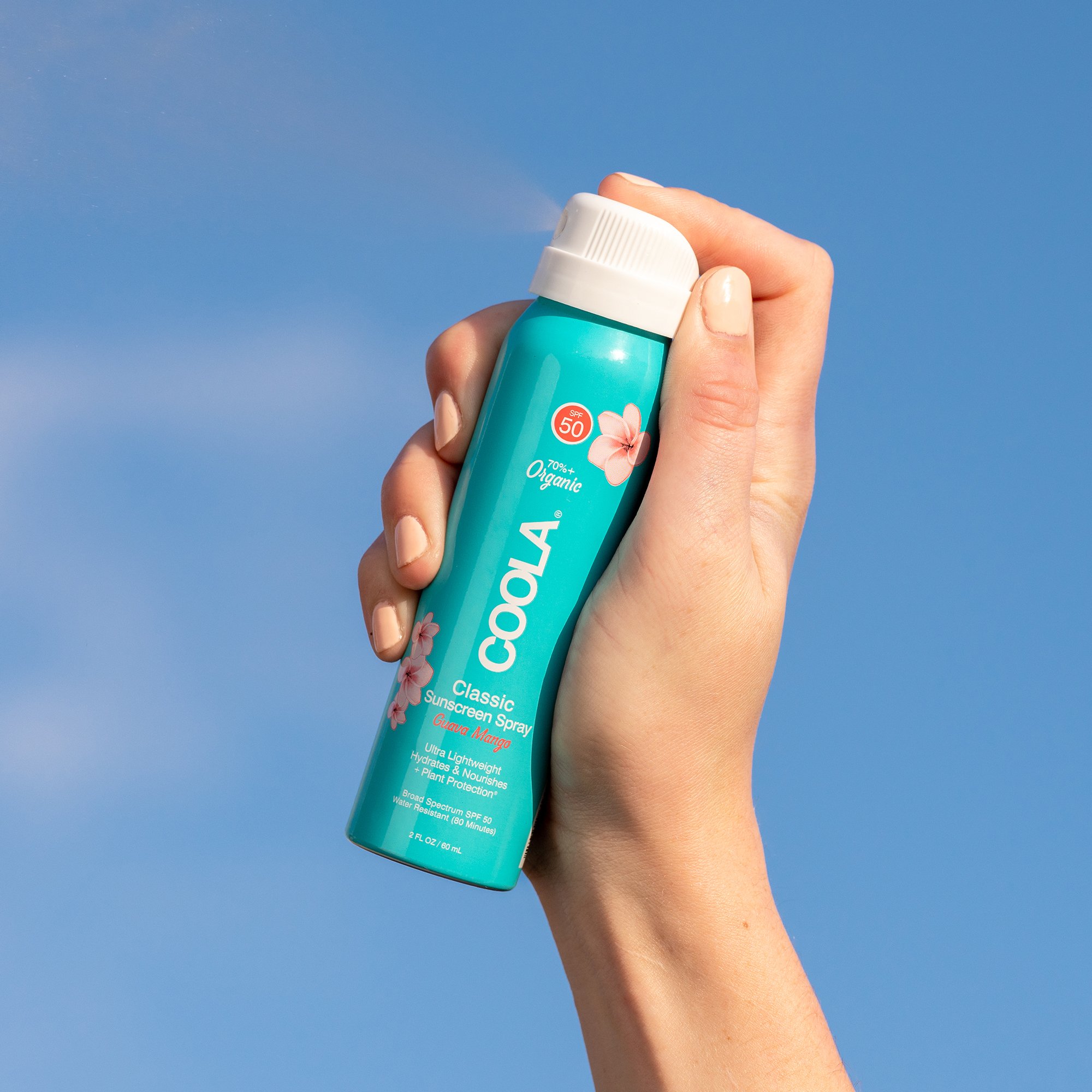 COOLA LLC CL10119 - Coola® Classic Body Sunscreen Spray SPF 50 Guava Mango Scent, 2-oz. Aerosol Can - 1/Each, 24/Case