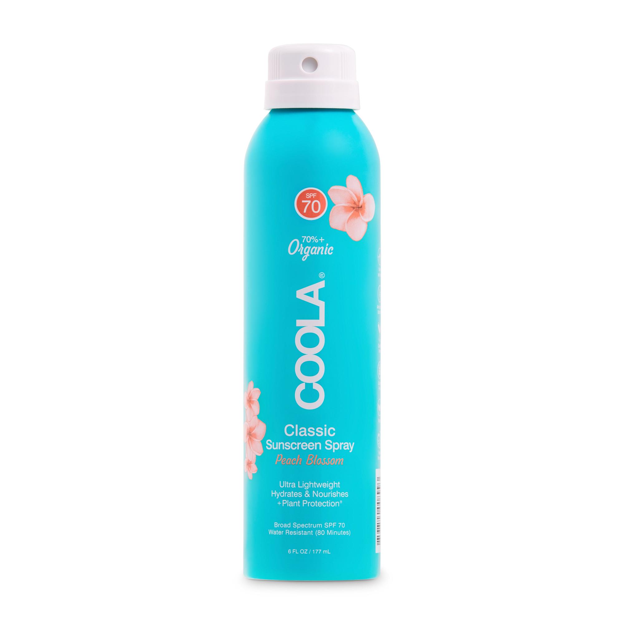 COOLA LLC - CL10132 Coola® Clear Body Sunscreen Spray SPF 70 Peach Blossom Scent
