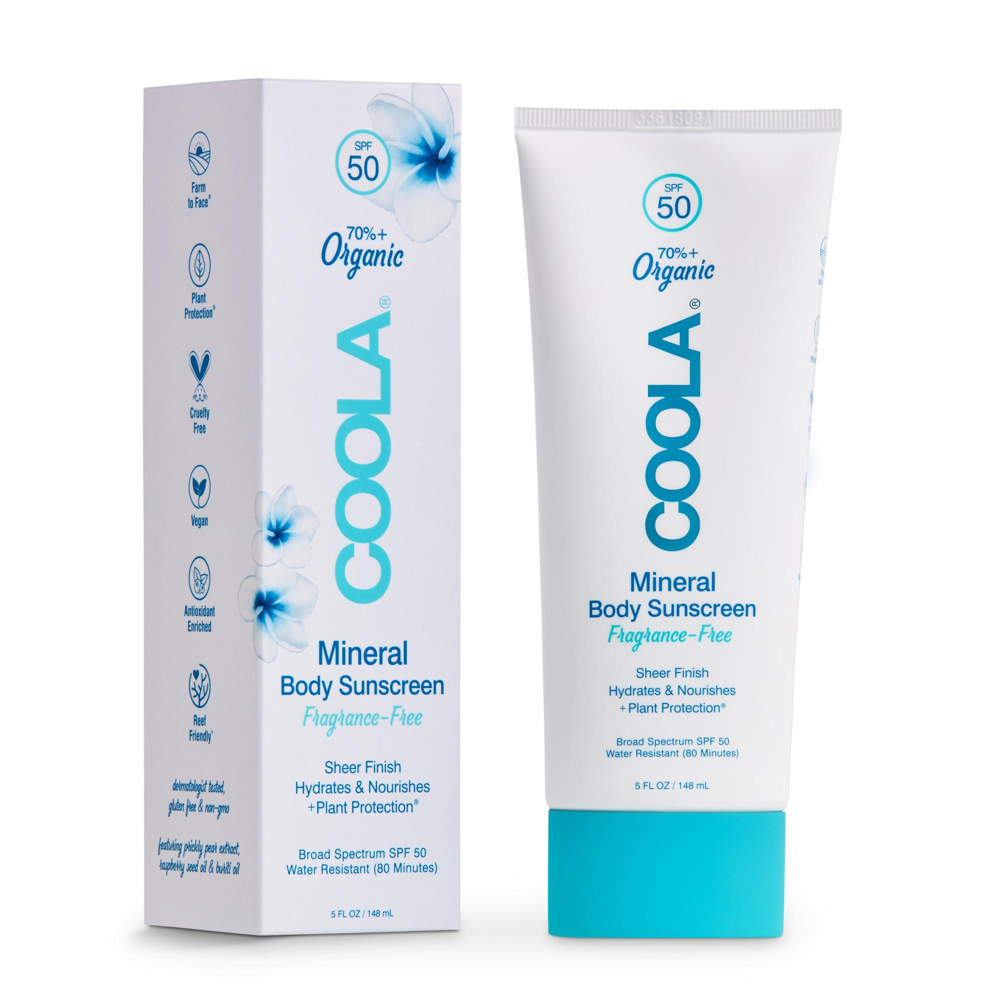 COOLA LLC - CL10195 Coola® Mineral Body Sunscreen SPF 50 Fragrance Free