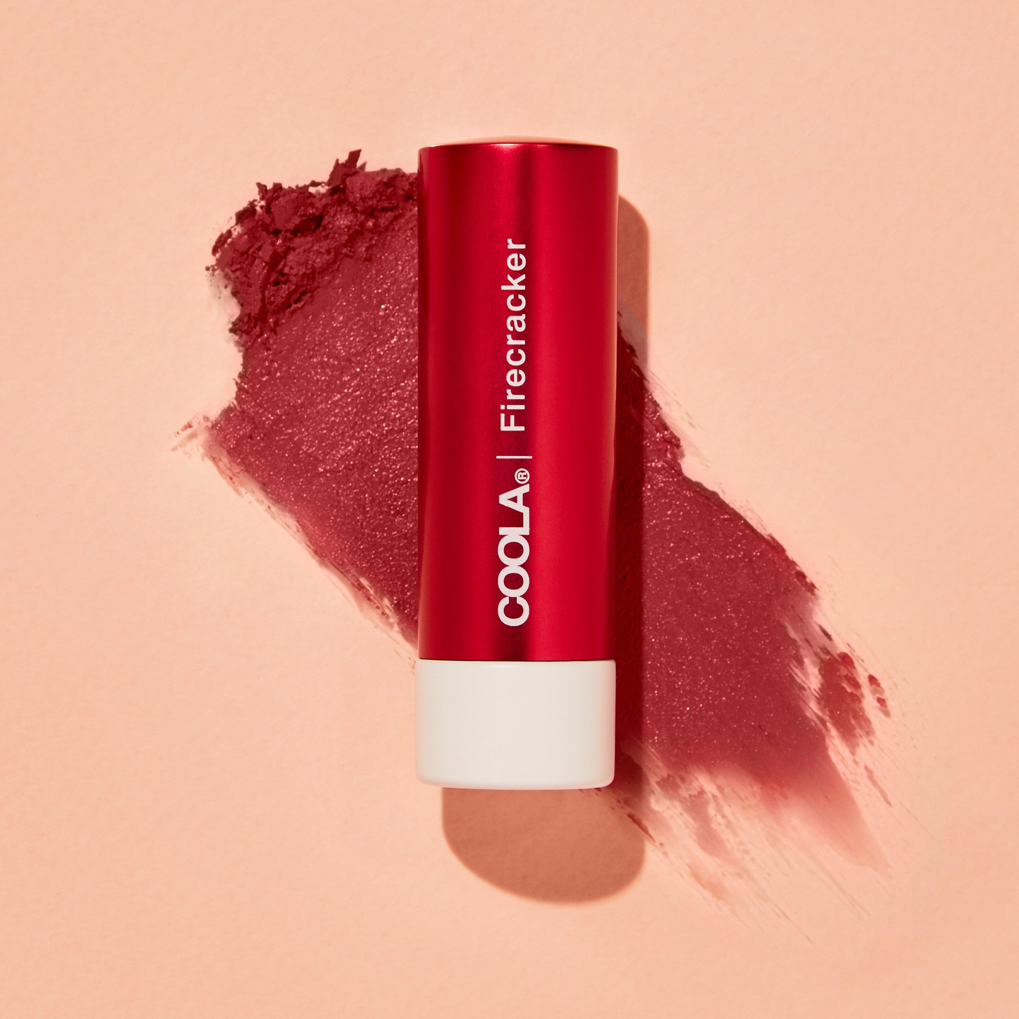COOLA LLC CL10256 - Coola® Firecracker Tinted Liplux® Sunscreen SPF 30, Natural Hibiscus Flavor - 1/Each, 24/Case