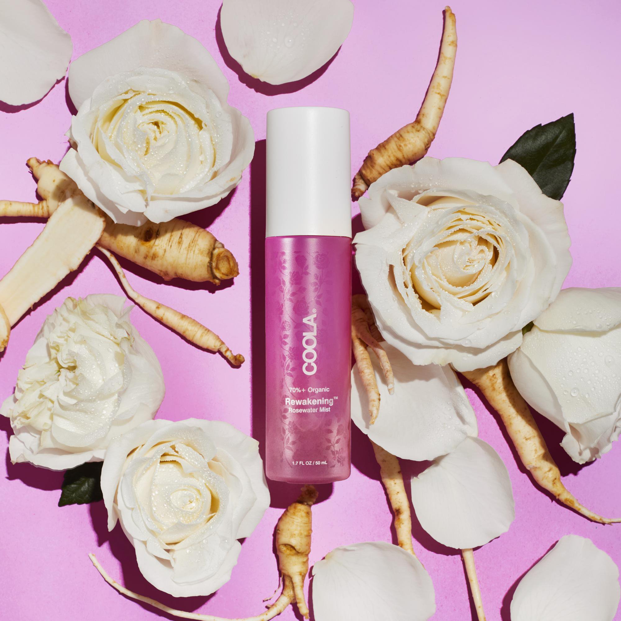 Rewakening Rosewater Mist Face Spray Facial Moisturizer CL10300 by COOLA