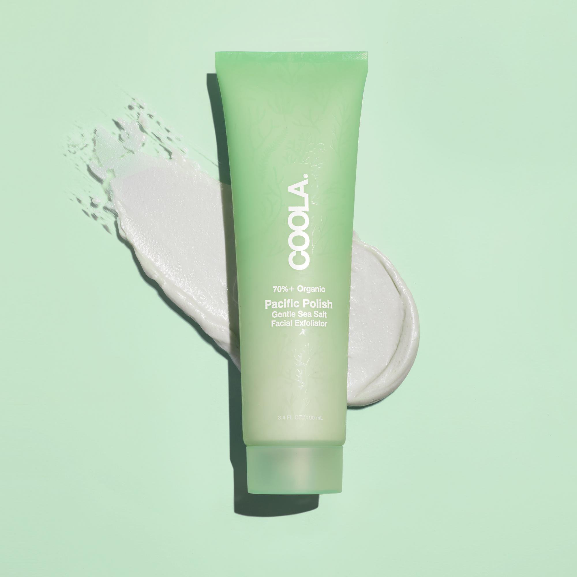 Coola Pacific Polish Gentle Sea Salt Exfoliator Facial Cleanser CL10330 by COOLA