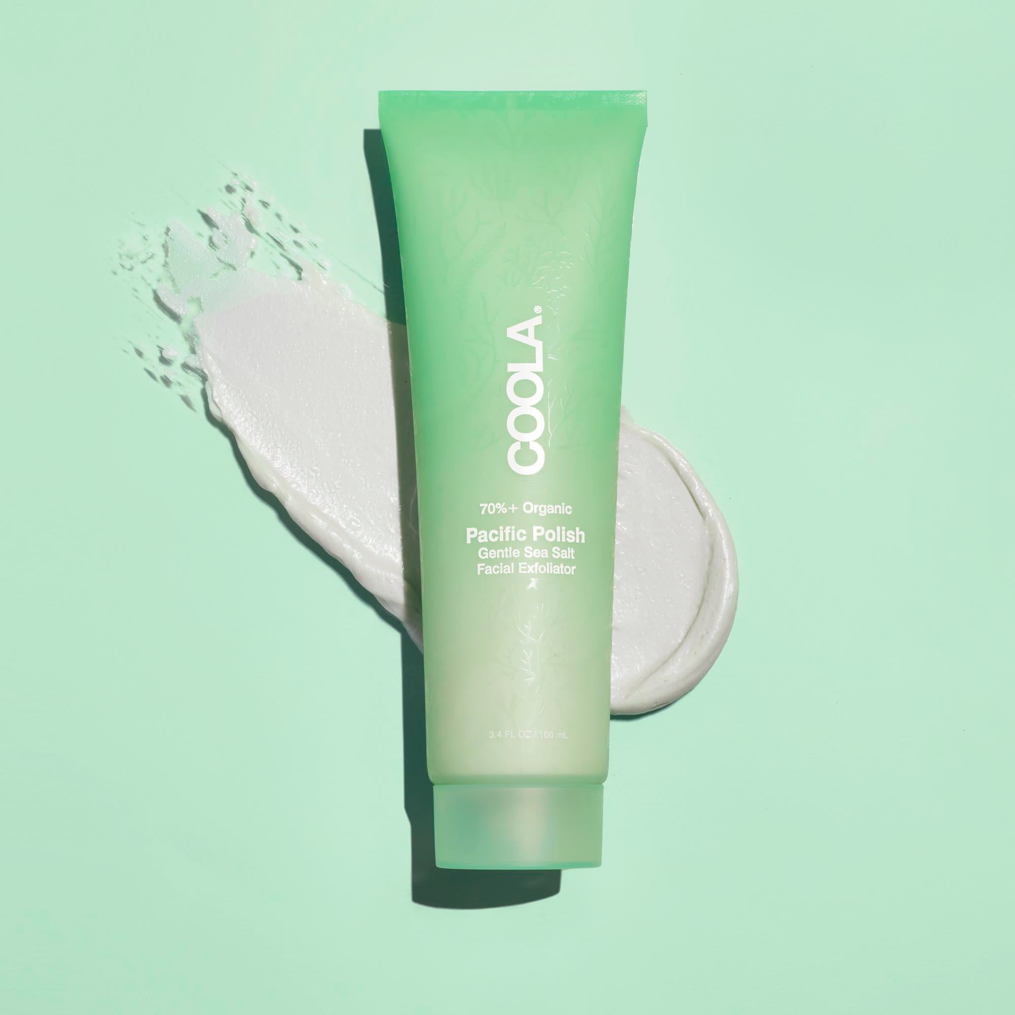 COOLA LLC - CL10330 Facial Cleanser Coola® Pacific Polish Gentle Sea Salt Exfoliator Cream 3.4 oz. Tube Scented