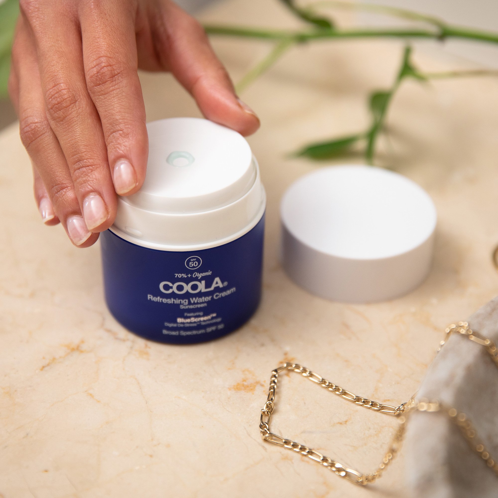 COOLA LLC CL10405 - Coola® Refreshing Water Cream Sunscreen w/ BlueScreen™ Digital De-Stress™ SPF 50 - 1/Each, 24/Case