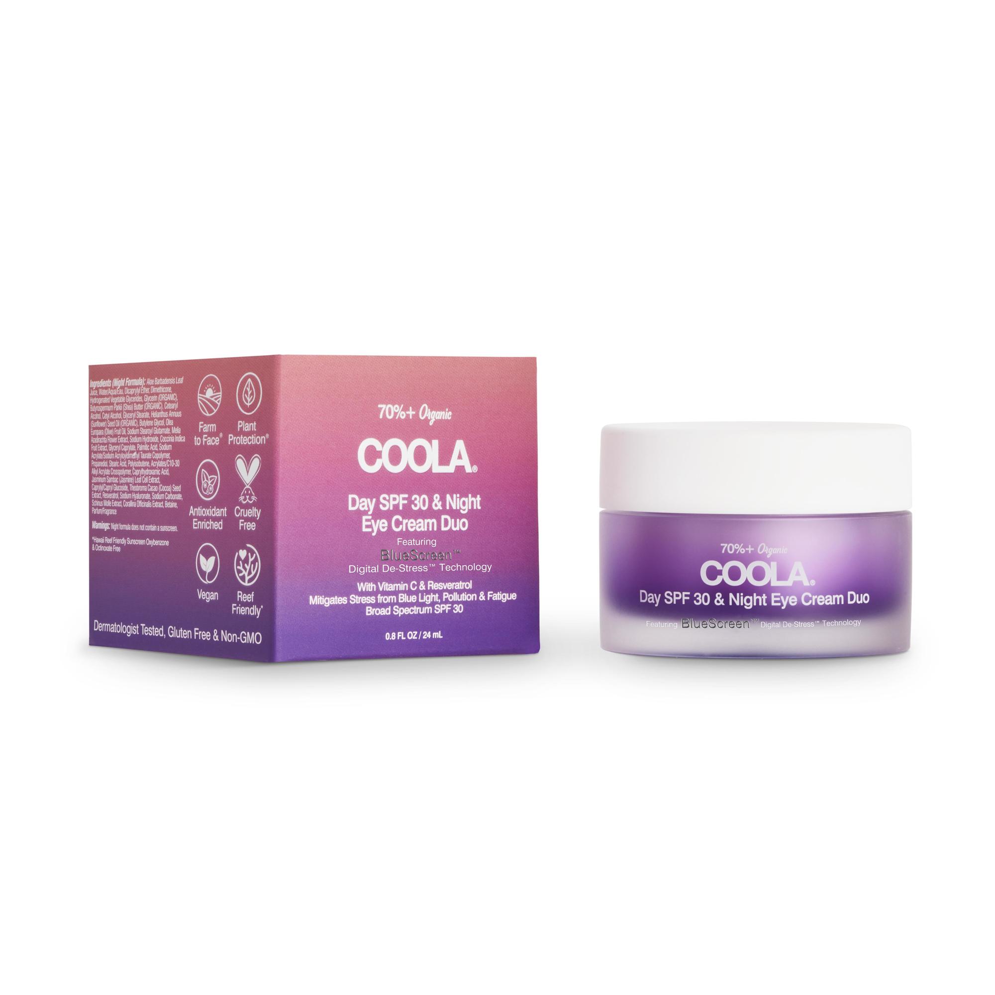 COOLA LLC - CL10428 Coola® Day SPF 30 & Night Organic Eye Cream Duo