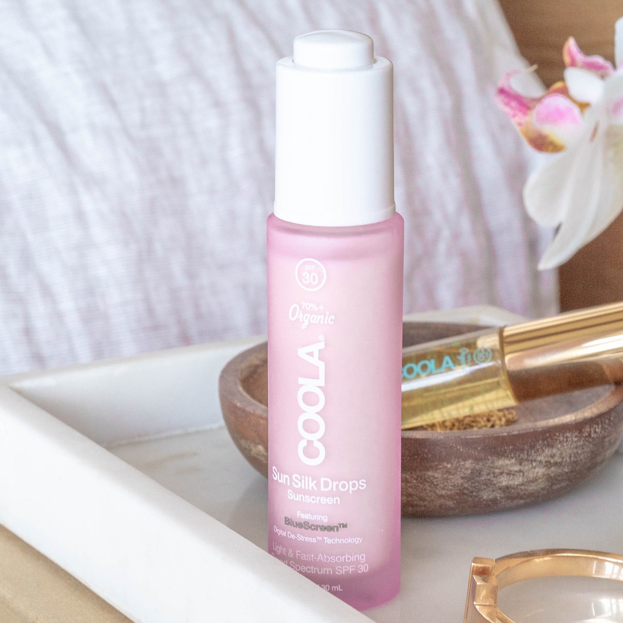 COOLA LLC CL10479 - Coola® Sun Silk Drops Sunscreen with BlueScreen™ Digital De-Stress™ SPF 30 - 1/Each, 24/Case