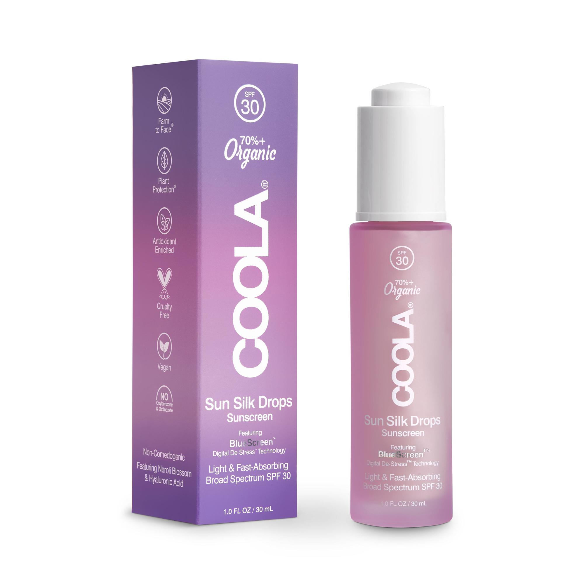 COOLA LLC - CL10479 Coola® Sun Silk Drops Sunscreen with BlueScreen™ Digital De-Stress™ SPF 30