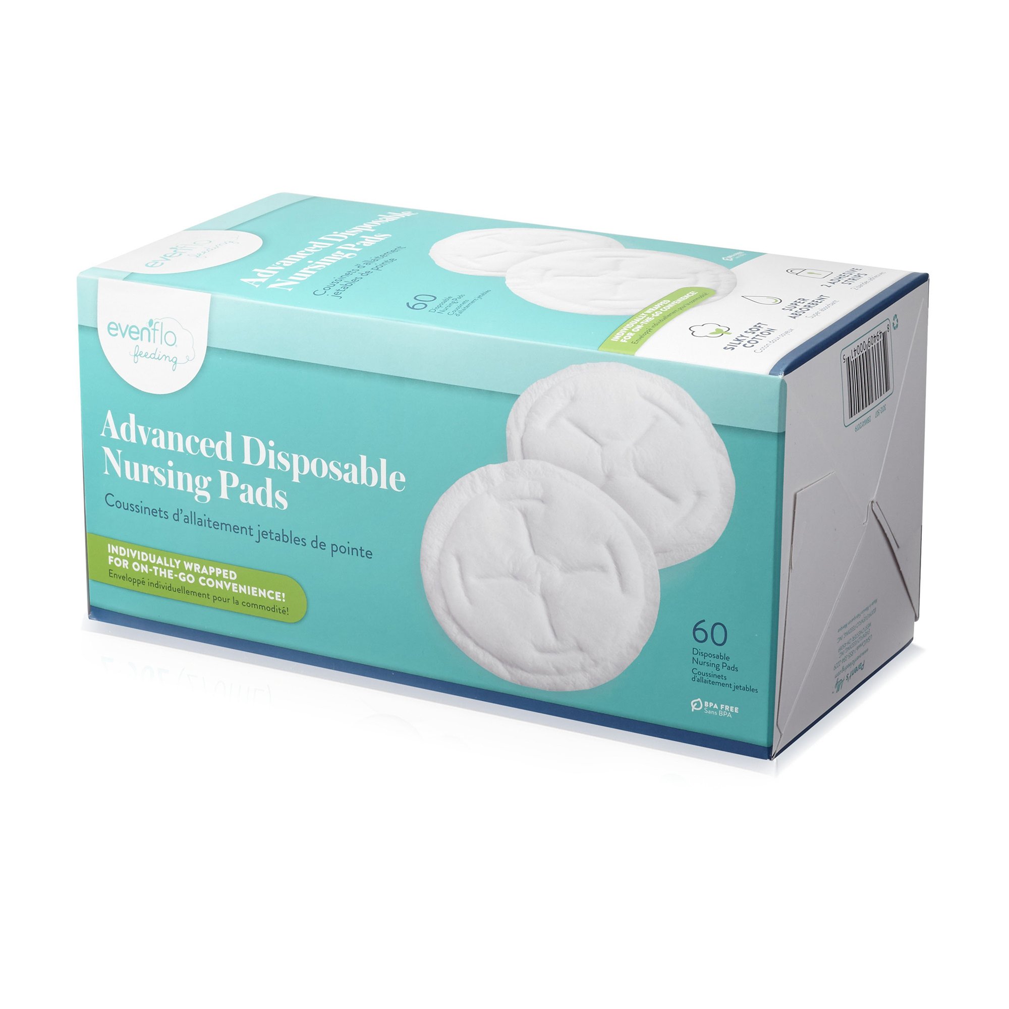 Midway Importing Inc 5231611 - Evenflo Advanced Nursing Pad - 60/Box, 720/Case