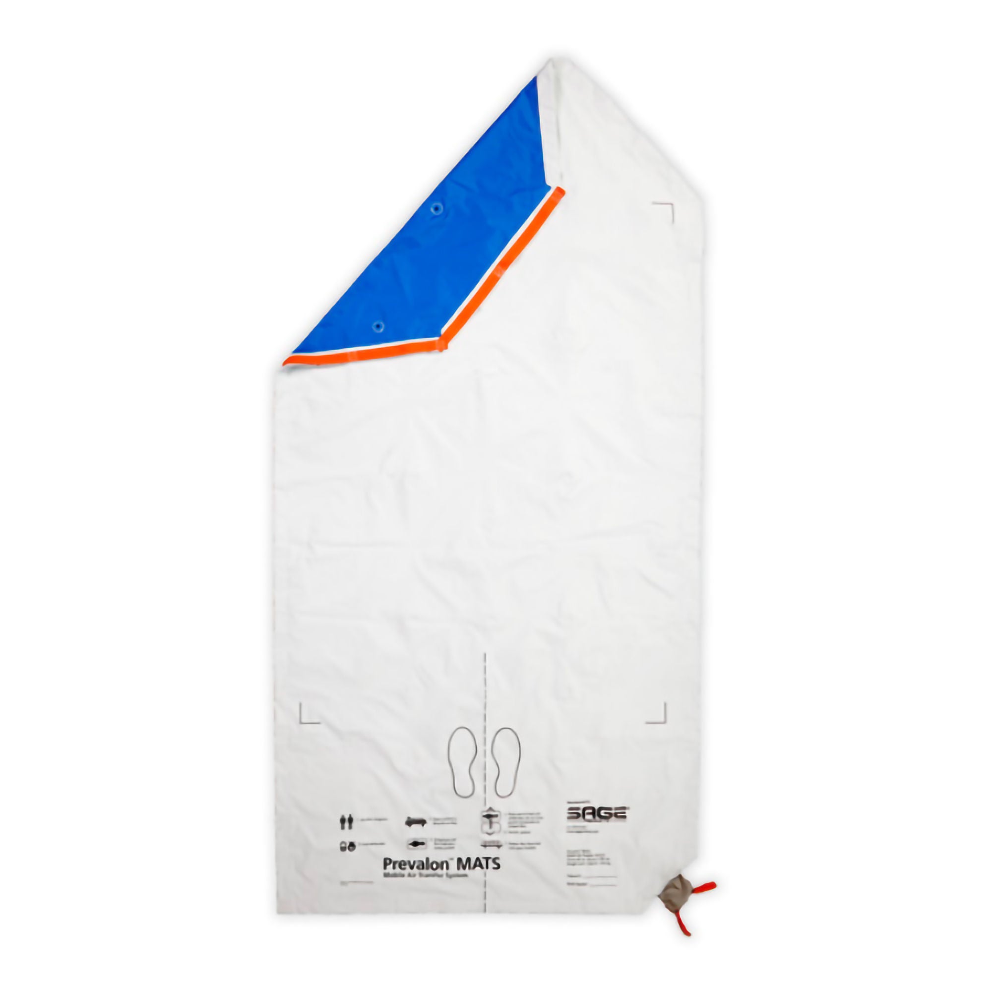 Sage Products - 3242-R Refurbished Mobile Air Transfer Mat Prevalon® White 39 X 81 Inch