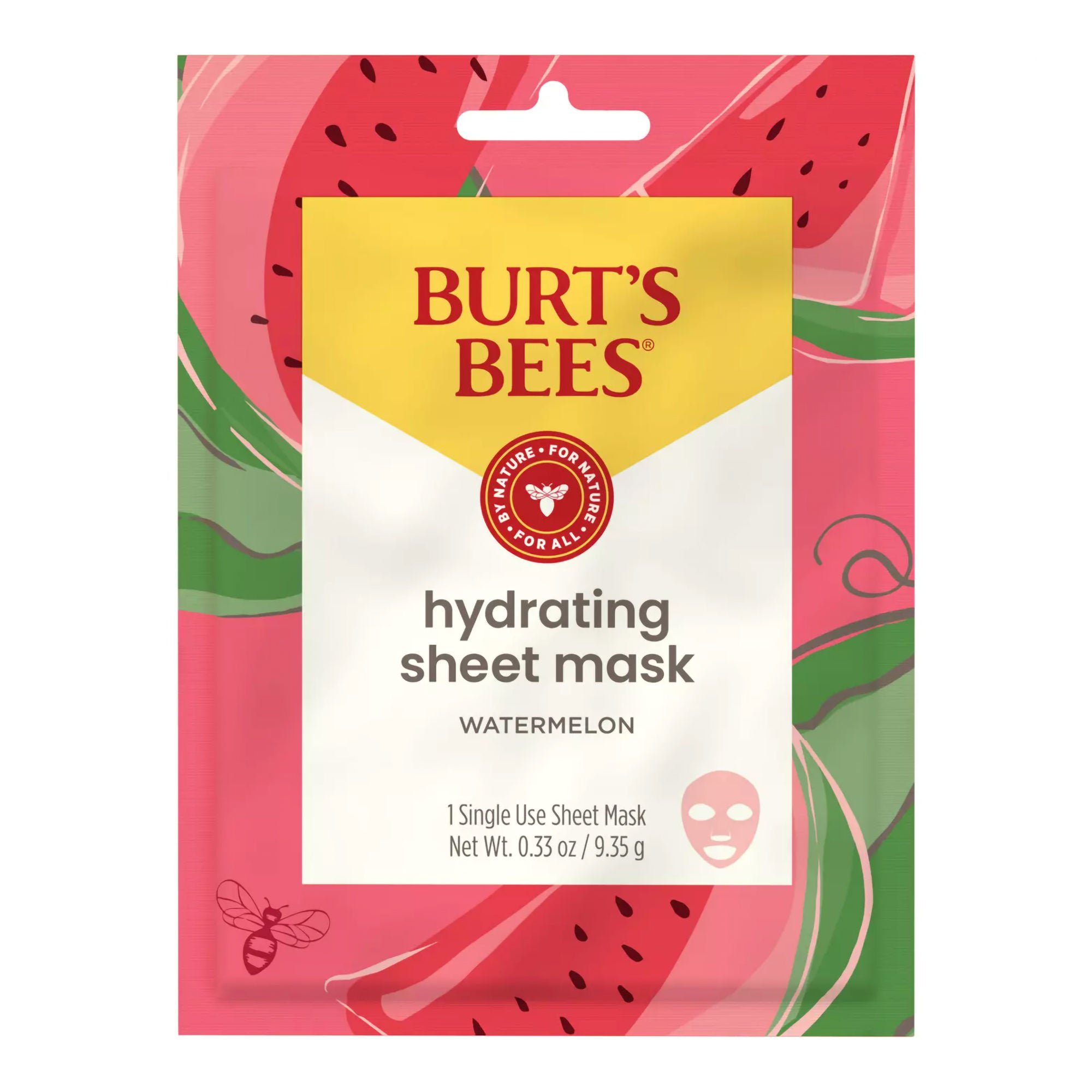 The Clorox Sales Company - 79285090780 Burt's Bees® Hydrating Sheet Mask Watermelon