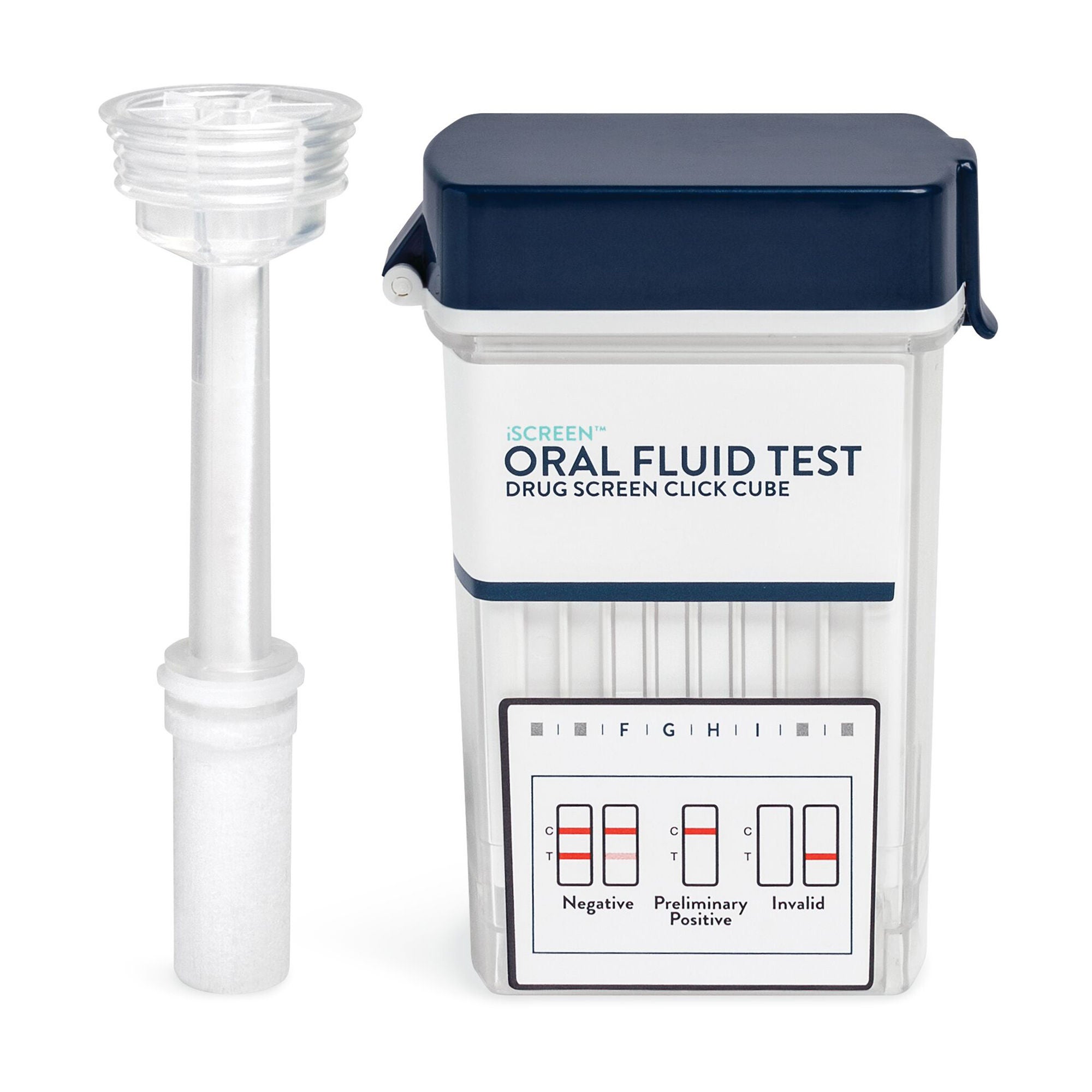 Abbott Rapid Dx North America LLC - ABTOFCUBE0401A Drugs of Abuse Test Kit iScreen™ Click Cube AMP50, COC20, mAMP/MET50, OPI40 25 Tests For Employment / Insurance Use