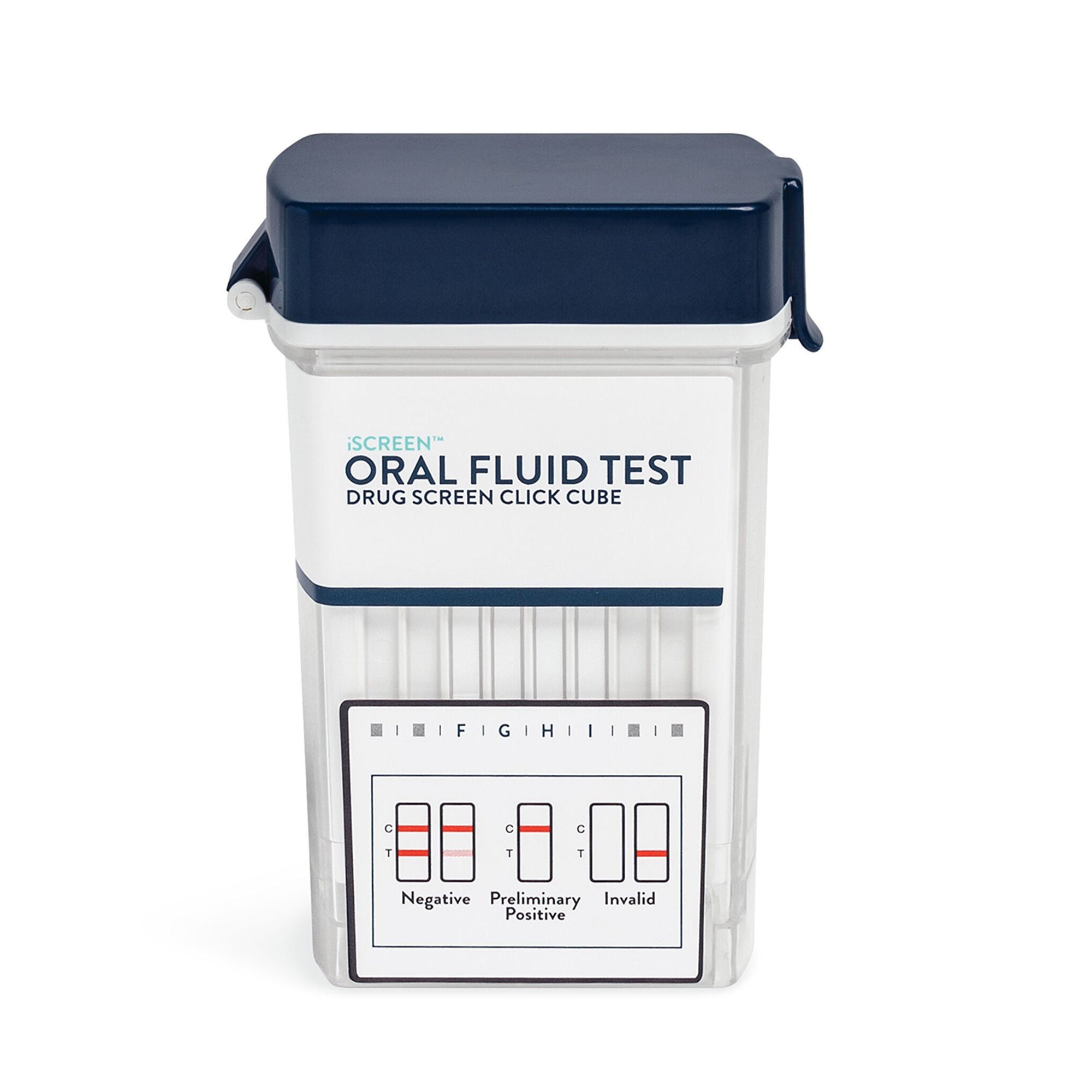 Abbott Rapid Dx North America LLC - ABTOFCUBE1002B Drugs of Abuse Test Kit iScreen™ Click Cube AMP50, BAR50, BUP5, BZO10, COC20, mAMP/MET50, MDMA50, MTD30, OPI40, OXY20 25 Tests For Employment / Insurance Use