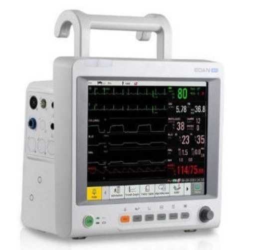 EdanUSA & MDPro - IM70_TOUCH_WIFI.DEMO Patient Monitor Edan® iM70 Series Monitoring 3/5 Lead, NIBP, Resp, SpO2, Temperature Battery Operated