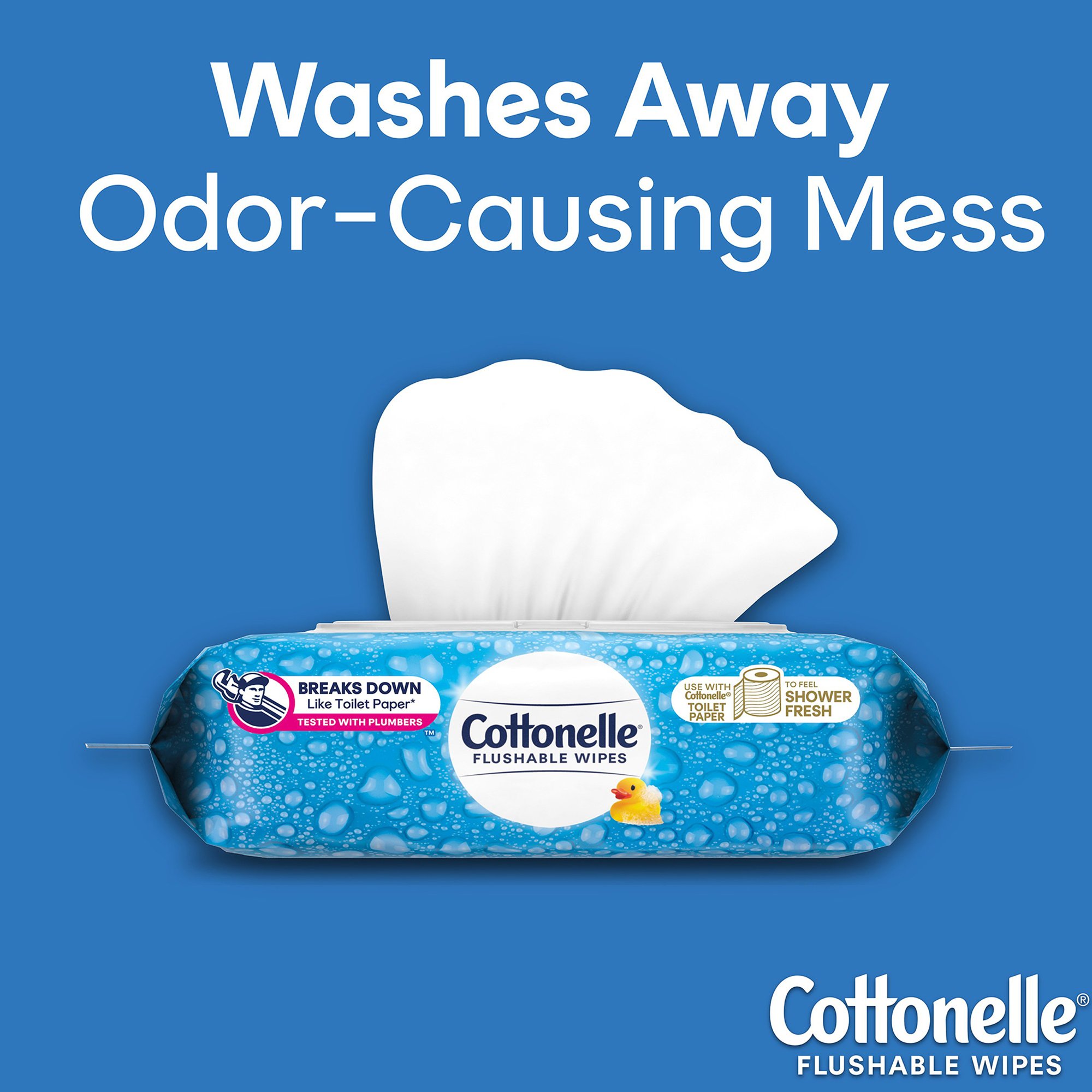 Kimberly Clark 44932 - Cottonelle® FreshCare® Flushable Wipes - 42/Pack, 504/Case