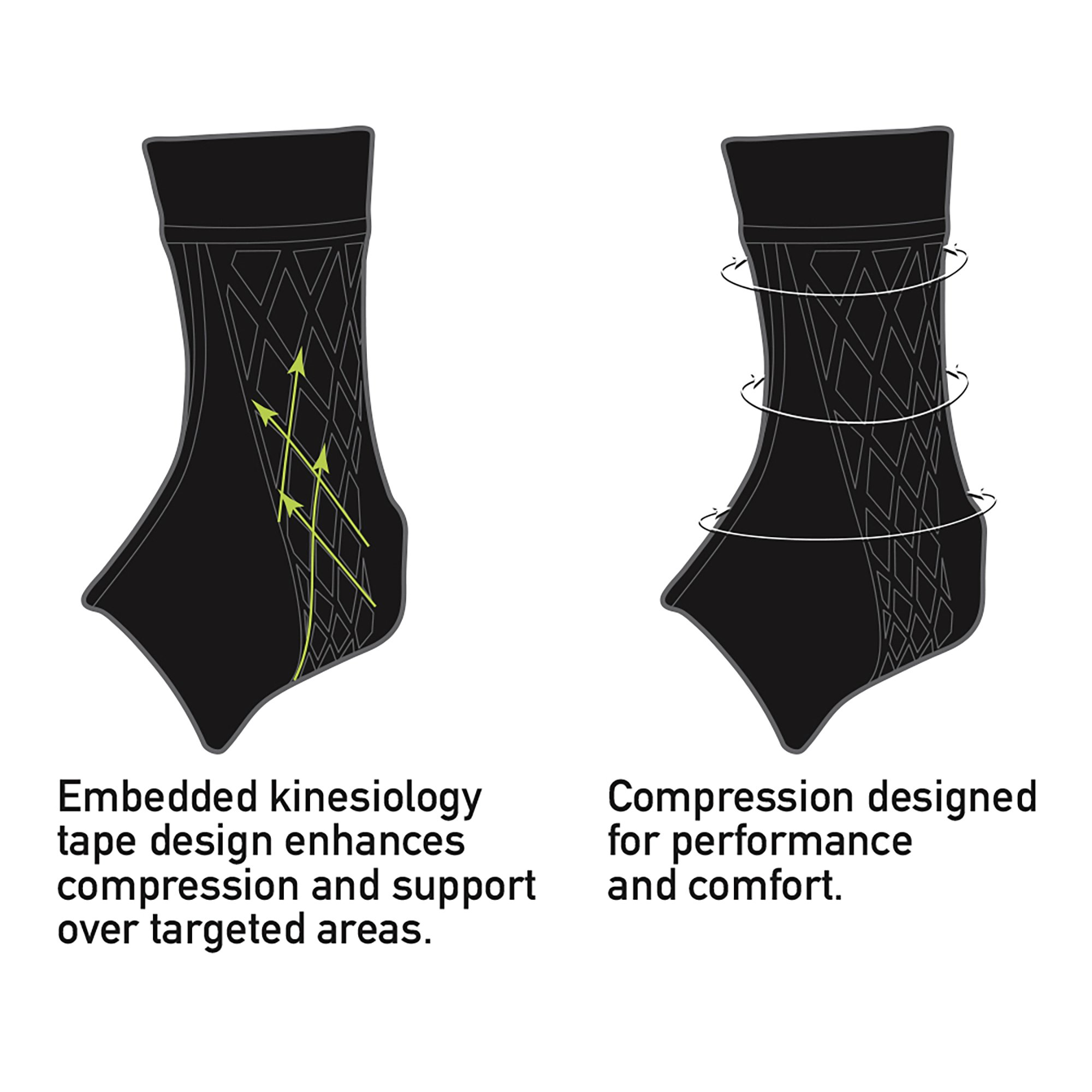 Brownmed 40427 - Spark™ Ankle Support, Medium - 1/Each, 36/Case