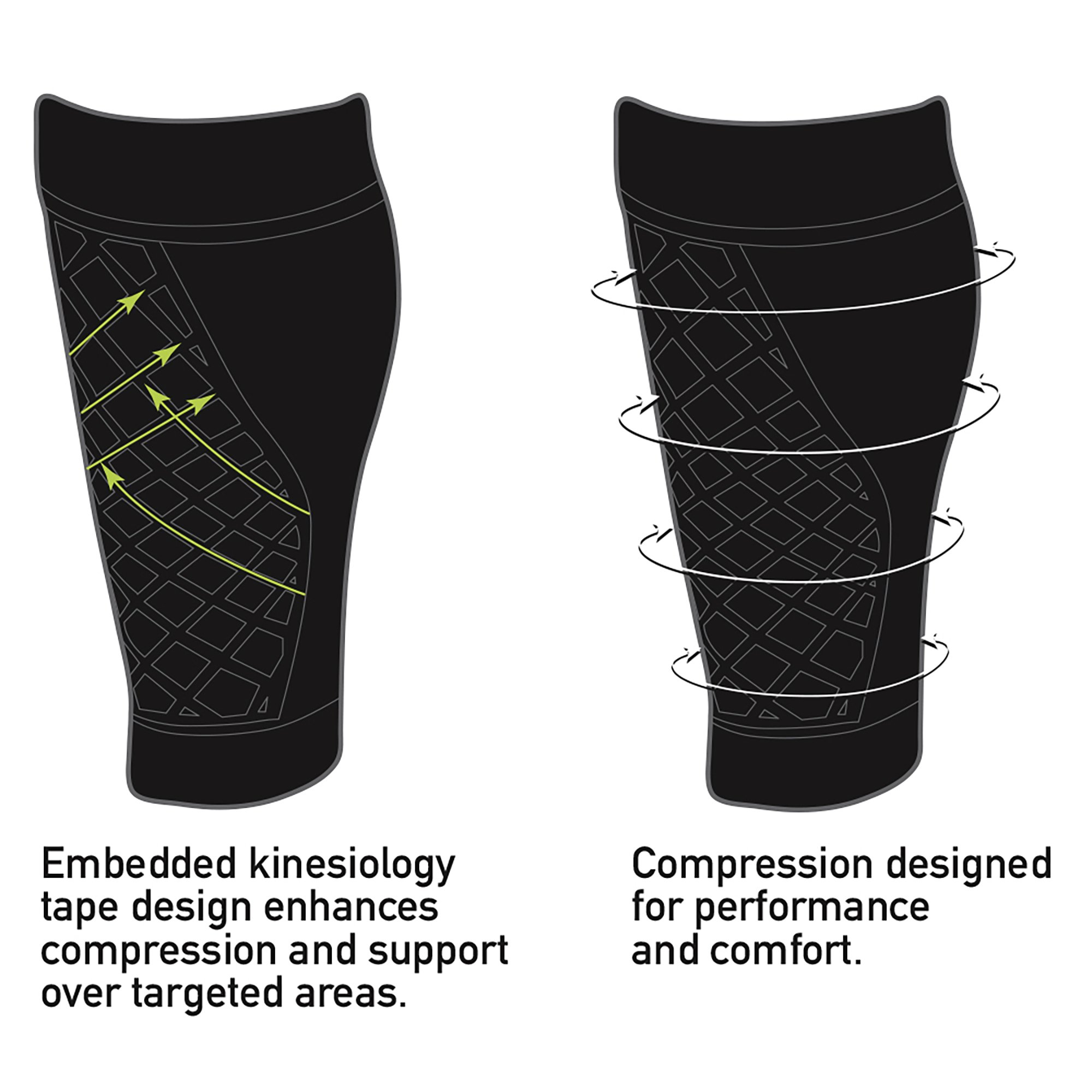 Brownmed 40422 - Spark™ Calf Support, Large - 1/Each, 36/Case
