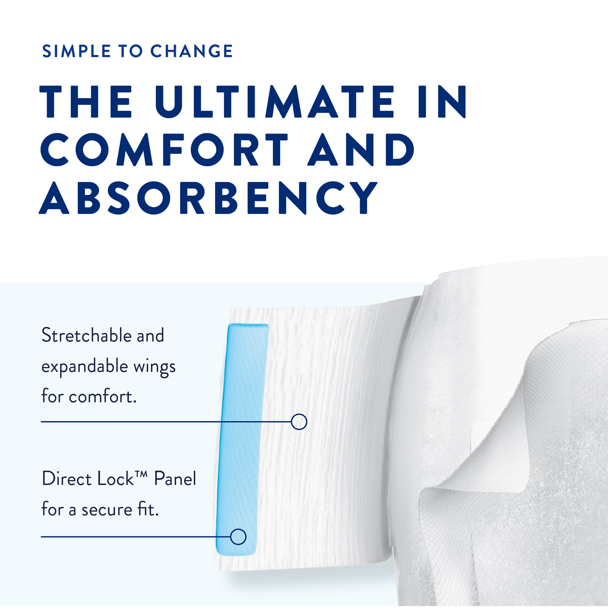 First Quality Products LLC NGX-012-1 - Prevail Air™ Overnight Briefs Overnight Absorbency, Size 1 - 20/Pack, 80/Case