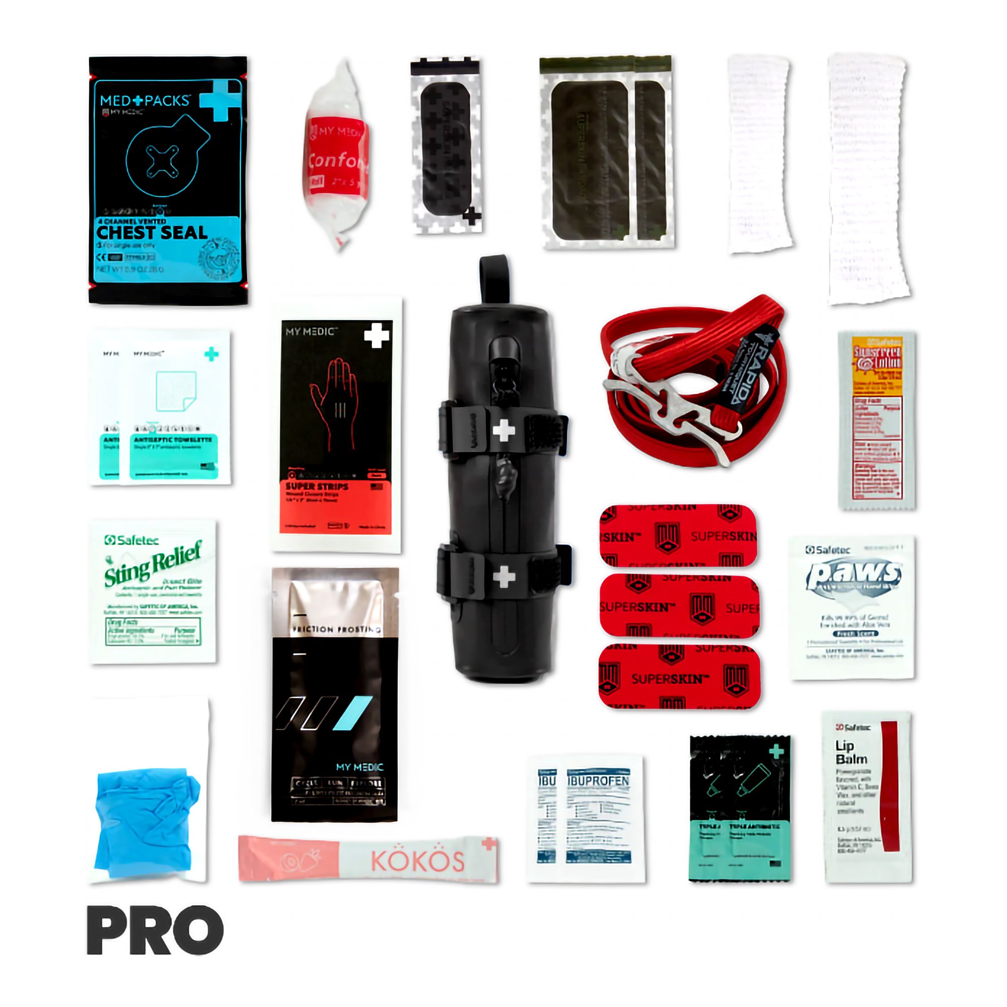 MyMedic MM-KIT-SPC-CYC-BLK-PRO - My Medic™ Cycle Medic Pro, Black - 1/Each