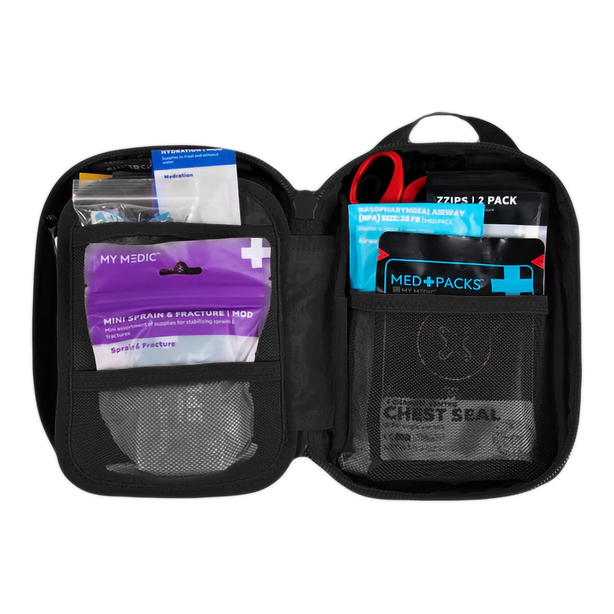 MyMedic MM-KIT-U-MFK-MINI-V2-BLK-STN - My Medic™ MyFak Mini Standard First Aid Kit, Black - 1/Each