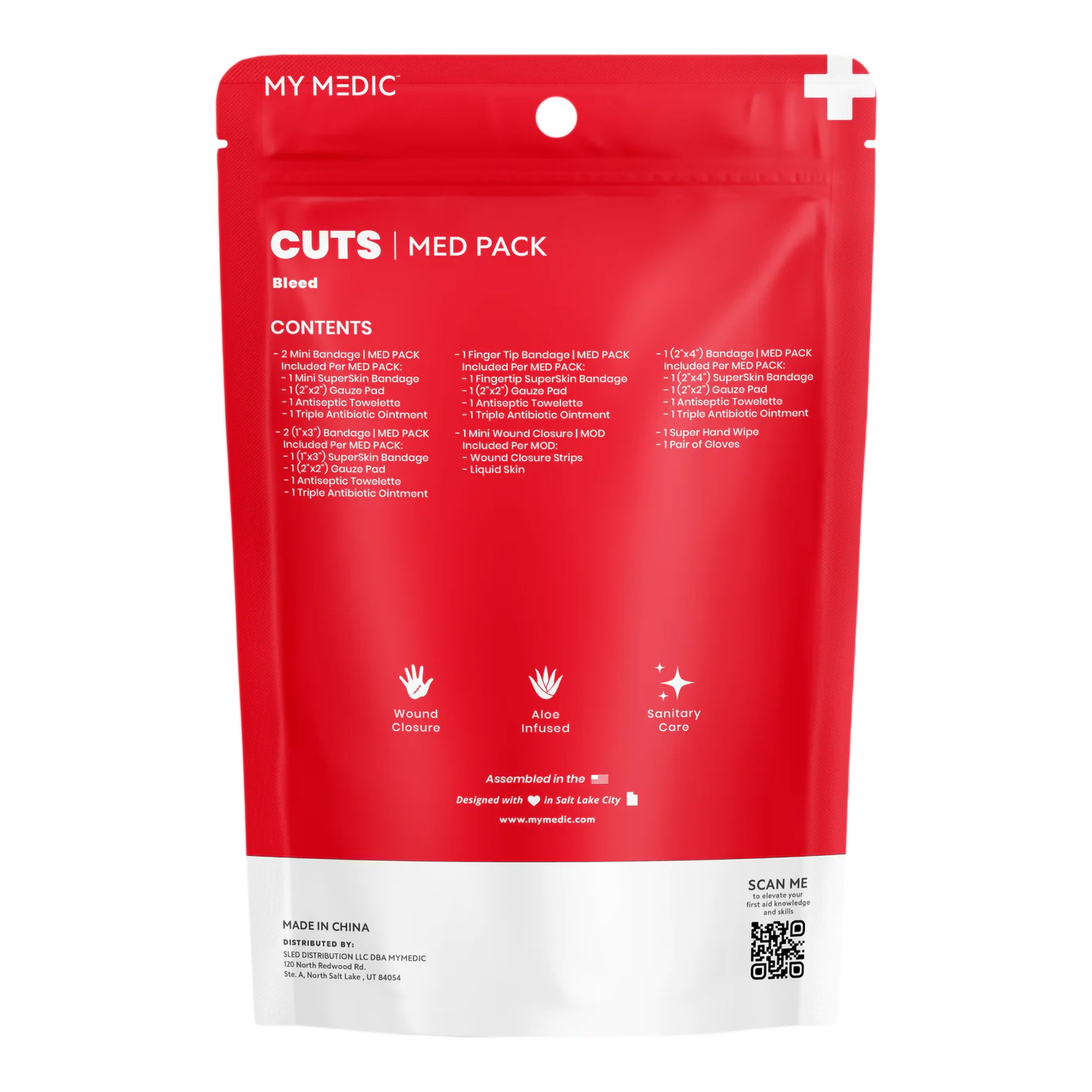 MyMedic MM-MED-PACK-CUTS-EA - Med Packs™ Cuts First Aid Medical Pack - 1/Each