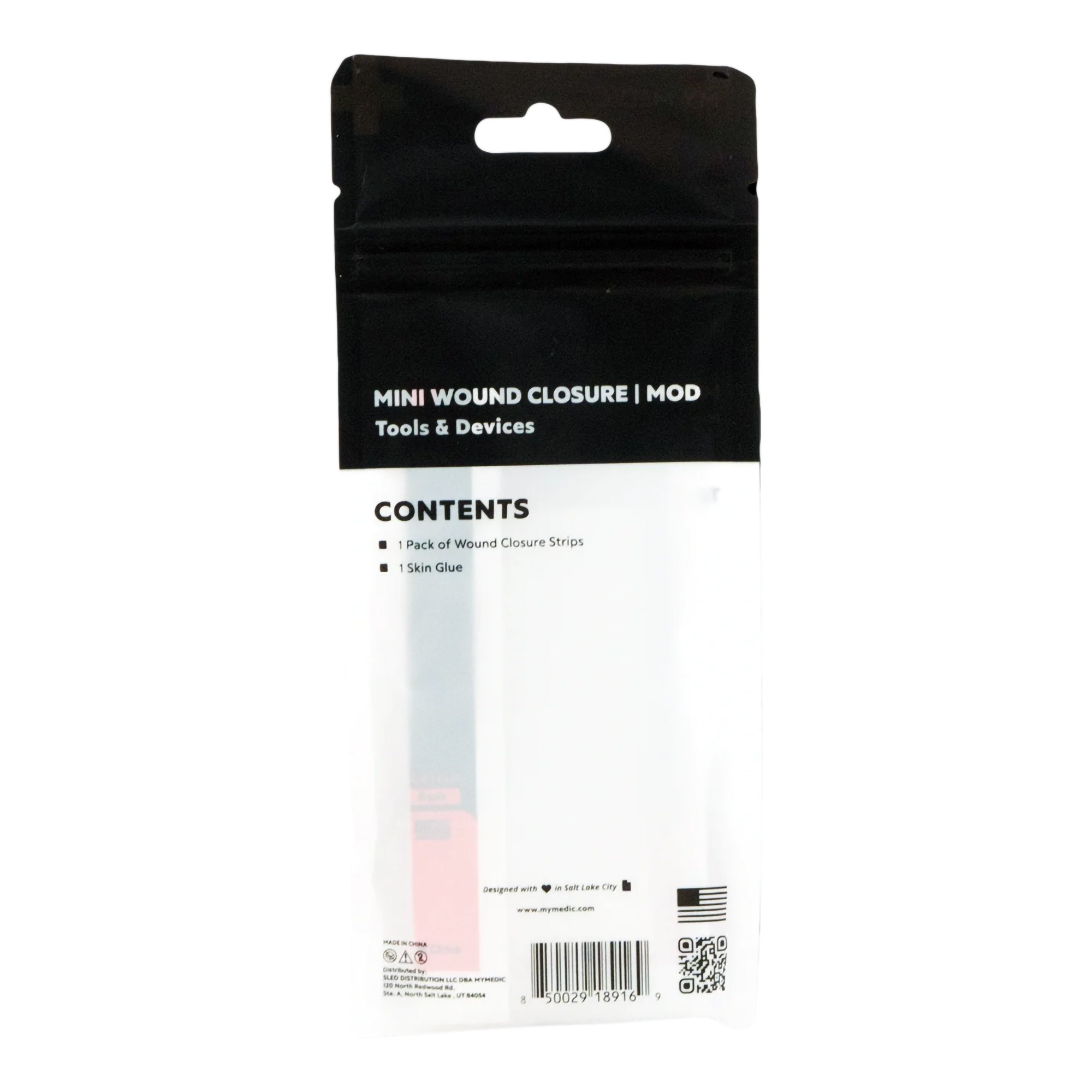 MyMedic MM-SPL-MOD-MINI-WND-CLO-EA - My Medic™ Mini Wound Closure Mod First Aid Medical Pack - 1/Each