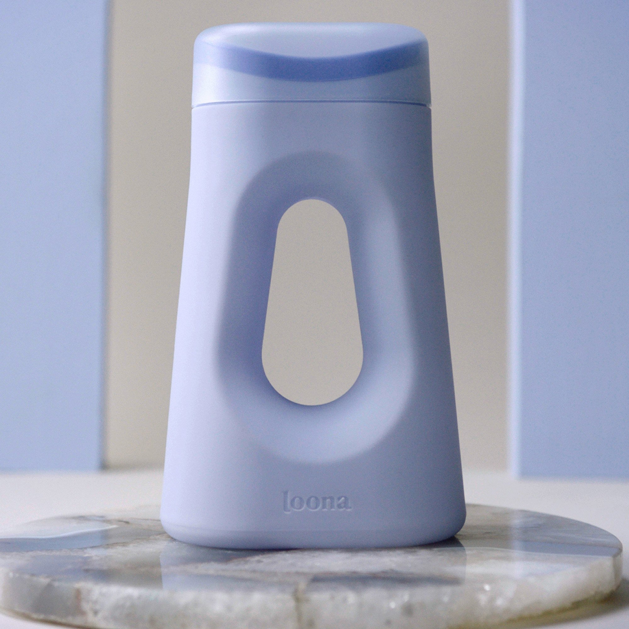 Boom Home Medical BLOPUBSF001B - The Loona Female Urinal, Loona Blue - 1/Each, 24/Case
