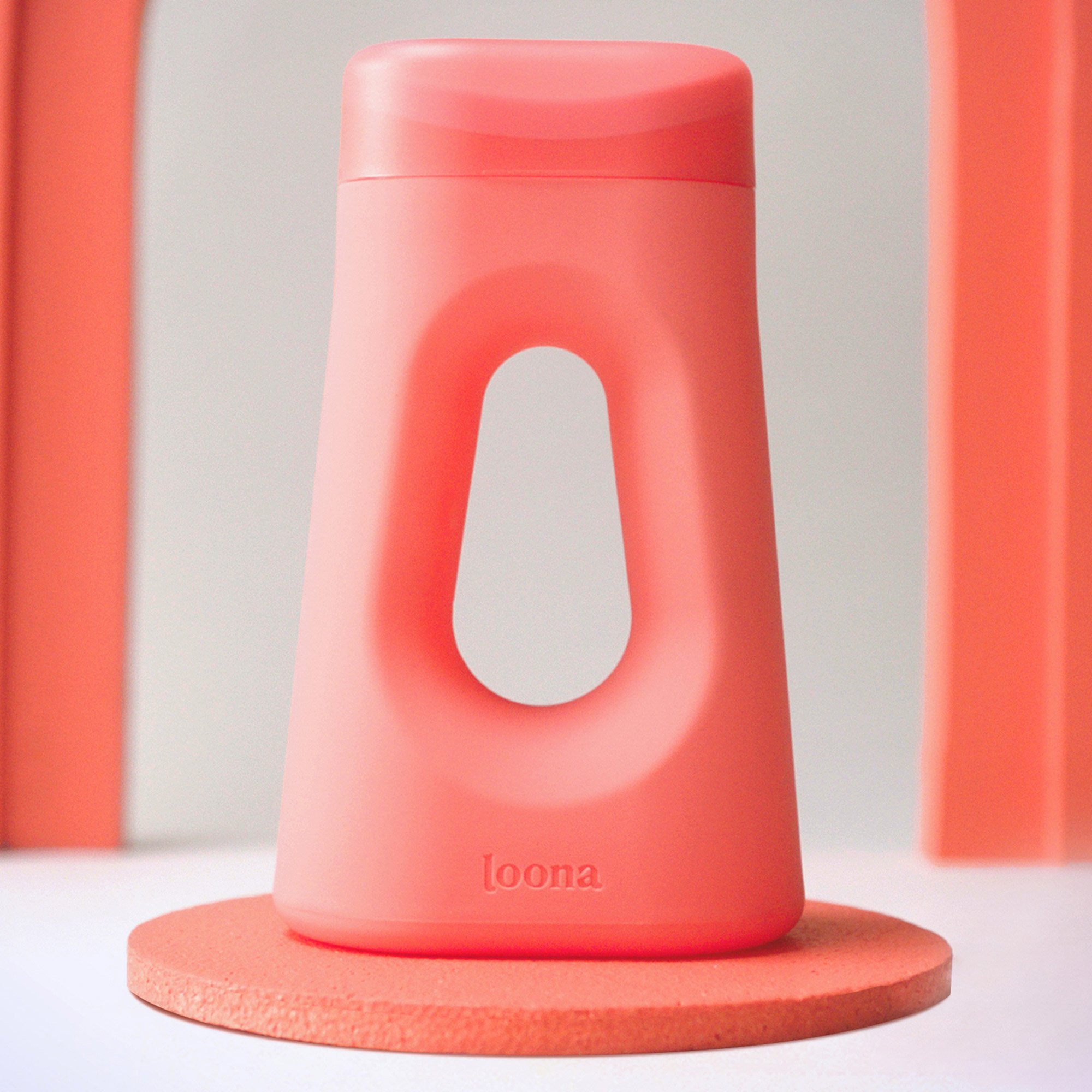 Boom Home Medical BLOPUBSF001C - The Loona Female Urinal, Coral Dream - 1/Each, 24/Case