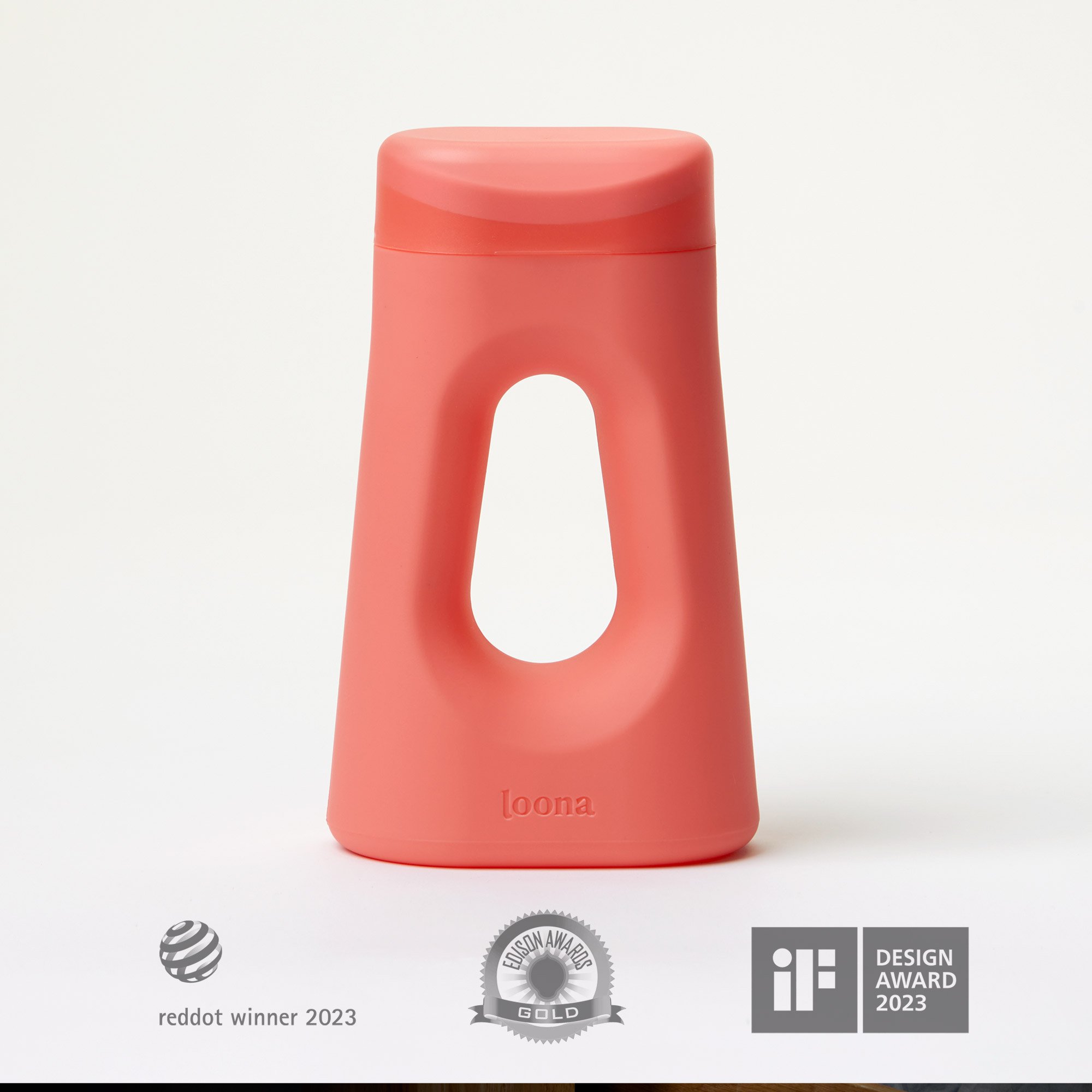 Boom Home Medical BLOPUBSF001C - The Loona Female Urinal, Coral Dream - 1/Each, 24/Case