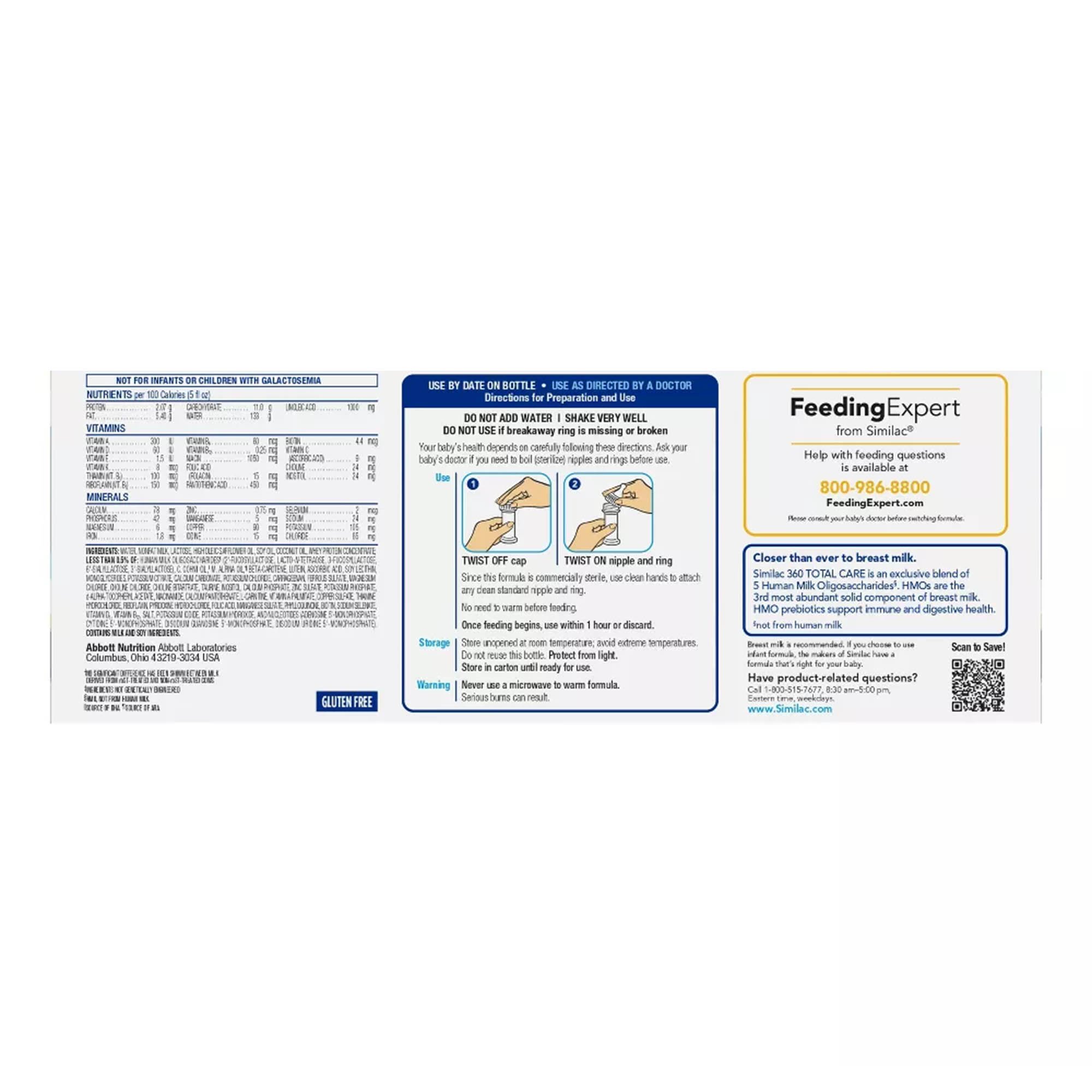 Similac 360 Total Care Infant Formula 68136 by Abbott Nutrition