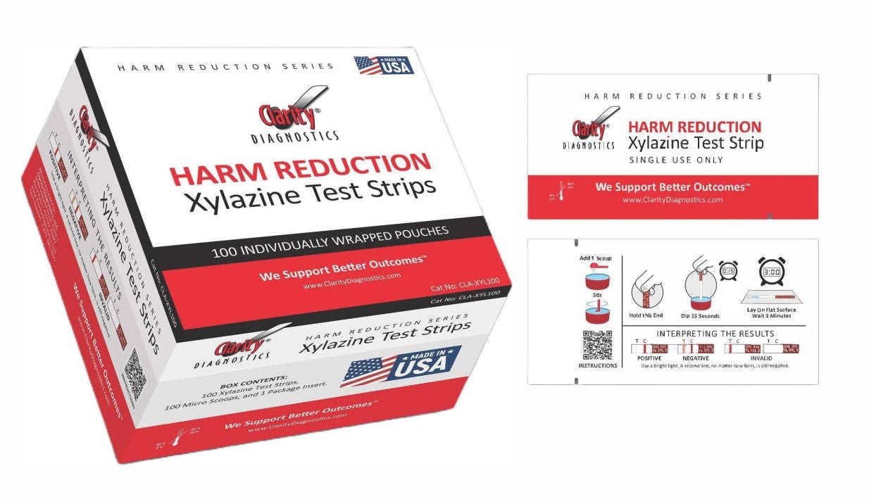 Clarity Lab Group LLC - CLA-XYL100 Drug Identification Test Kit Clarity® Harm Reduction Xylazine 100 Tests Non-Regulated
