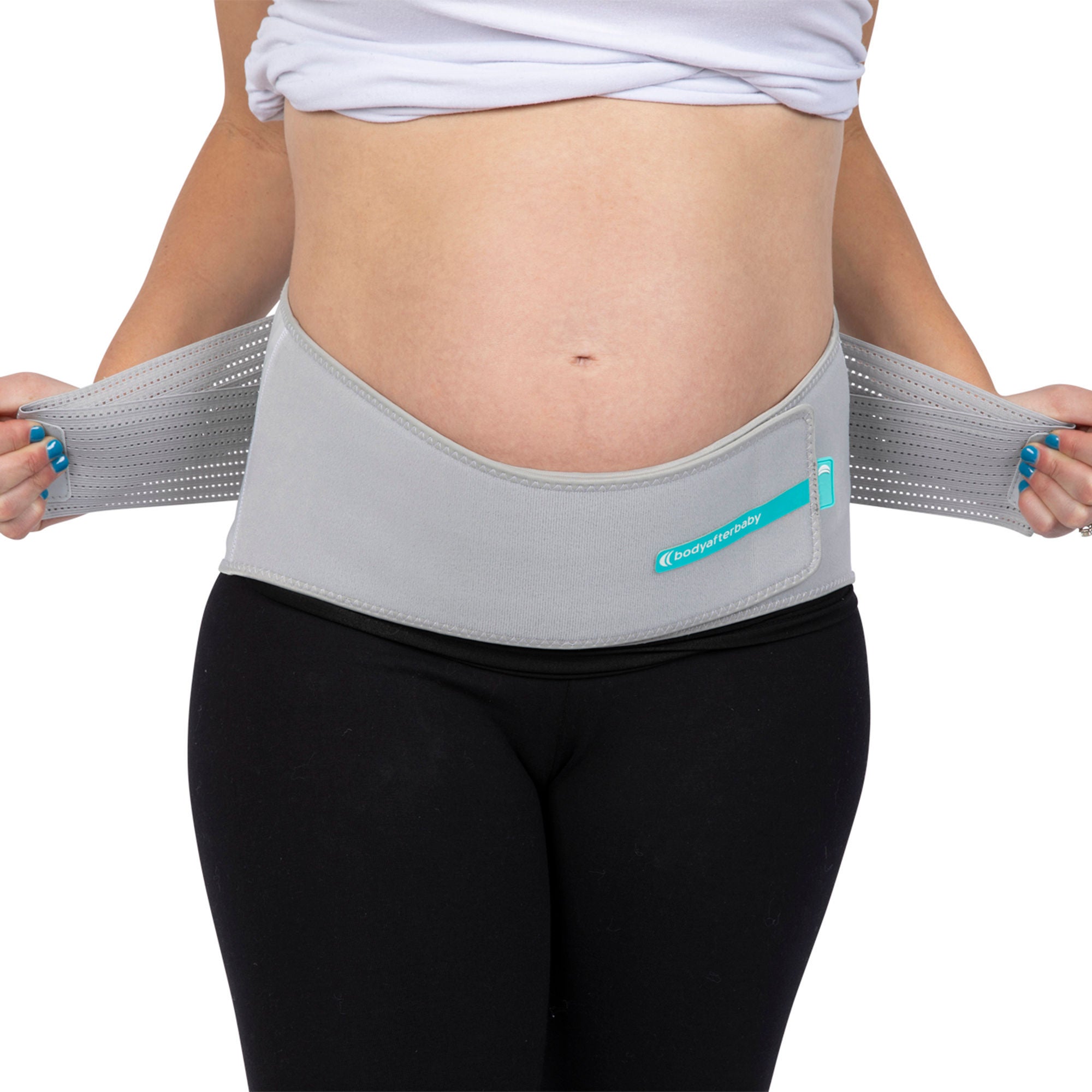 Body After Baby - NSBGS Maternity Support Belt NINER Premium Small Hook and Loop Closure 24 to 32 Inch Under Belly Circumference / 0 to 4 Pre-Pregnancy Pant Size Adult