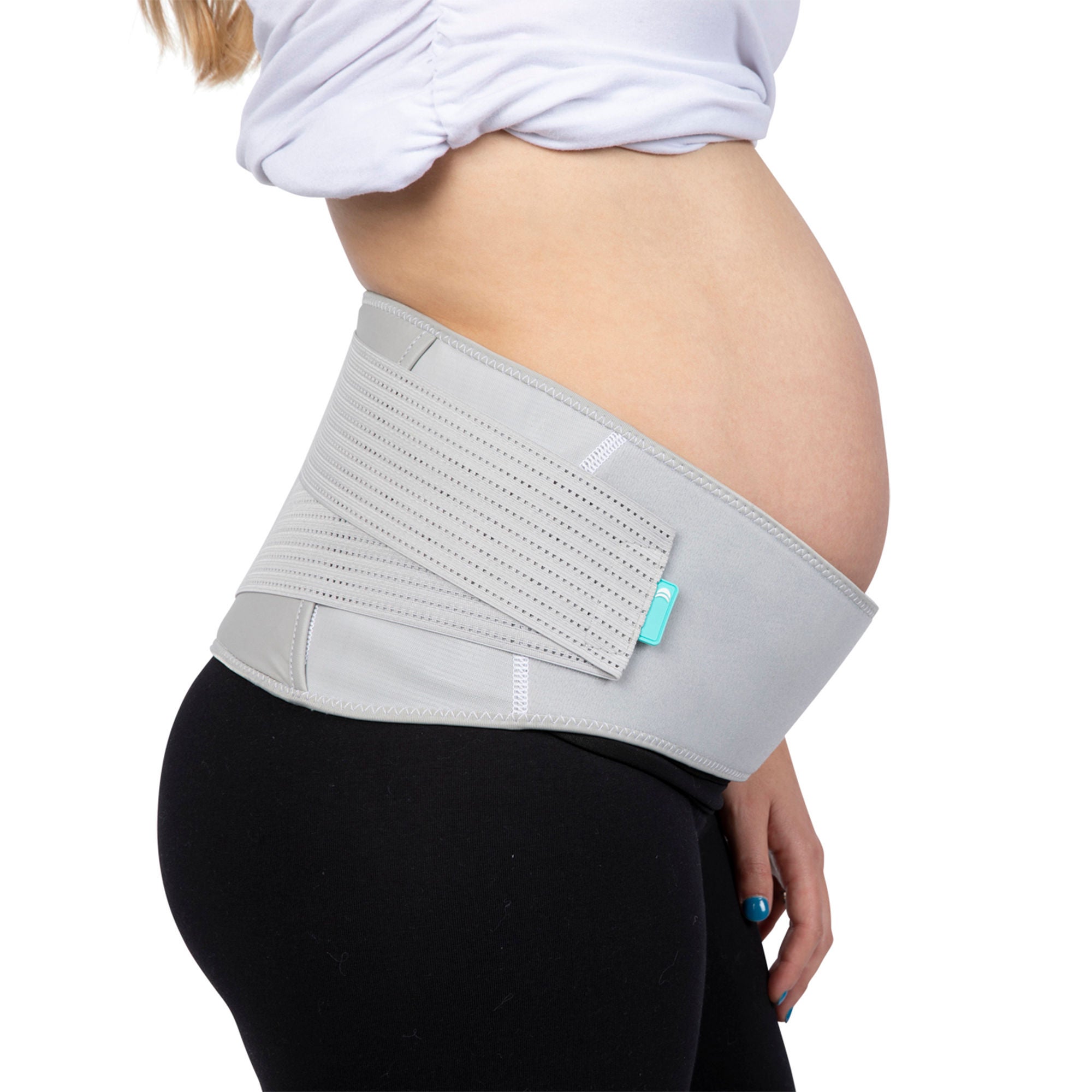 Body After Baby - NSBGL Maternity Support Belt NINER Premium Large Hook and Loop Closure 40 to 48 Inch Under Belly Circumference / 8 to 12 Pre-Pregnancy Pant Size Adult
